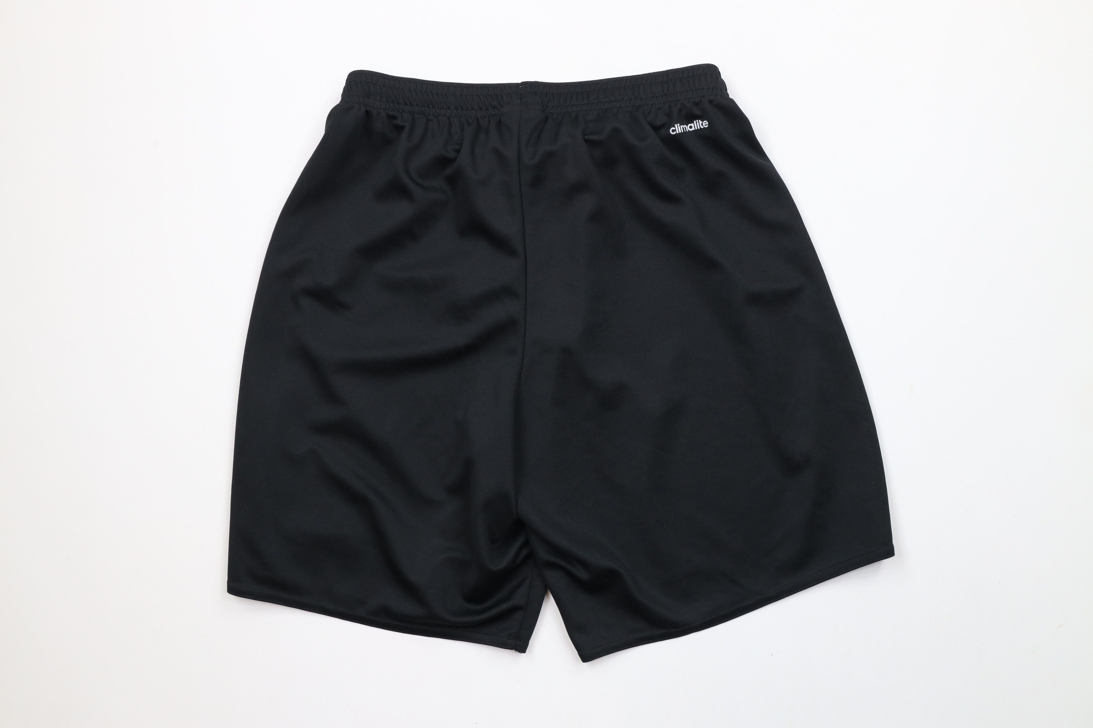 Adidas × Vintage Vintage Adidas Spell Out Running Jogging Soccer Shorts Black Size US 32 / EU 48 - 9 Thumbnail