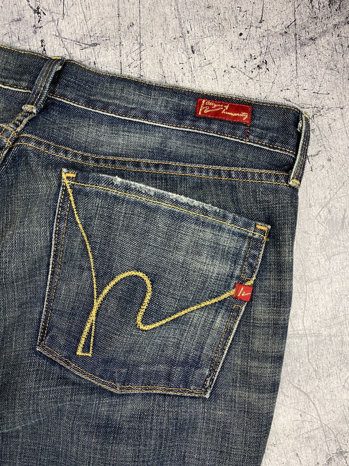 7 For All Mankind Jerome Dahan Relaxed Bootcut Pants New Age Cowboys USA Made Size US 32 / EU 48 - 5 Thumbnail