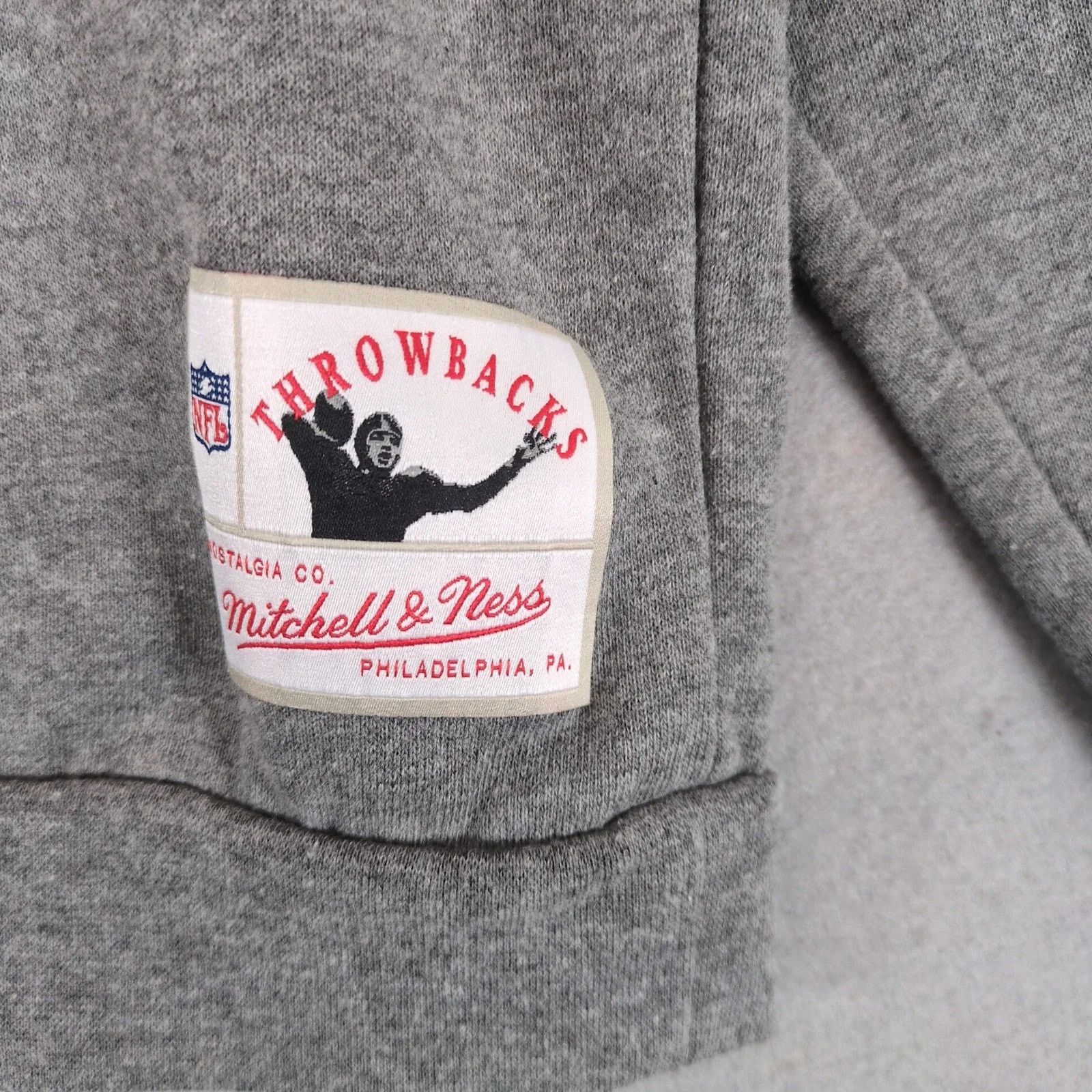 Mitchell & Ness Mitchell & Ness NFL New Orleans Saints Gray Sweatshirt L Size L / US 10 / IT 46 - 5 Thumbnail