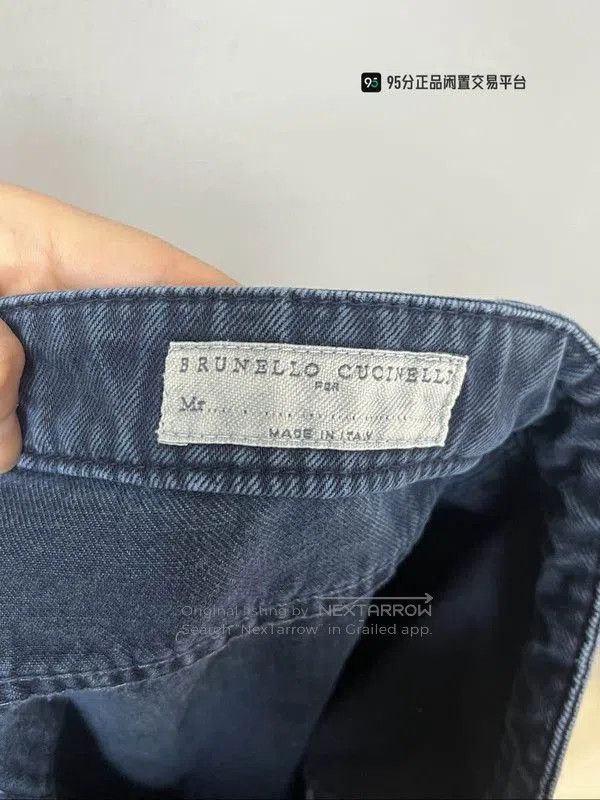 Brunello Cucinelli Brunello Cucinelli Unisex Slim Fit Blue Jeans. Size US 30 / EU 46 - 6 Thumbnail
