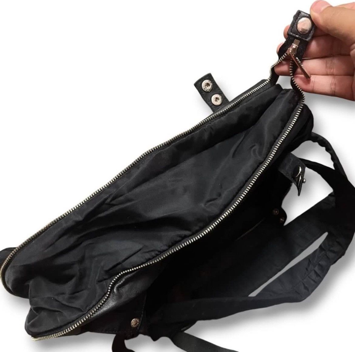 Japanese Brand × Y's × Yohji Yamamoto Y’saccs Fill it Empty It Yohji Yamamoto Backpack Size ONE SIZE - 8 Thumbnail