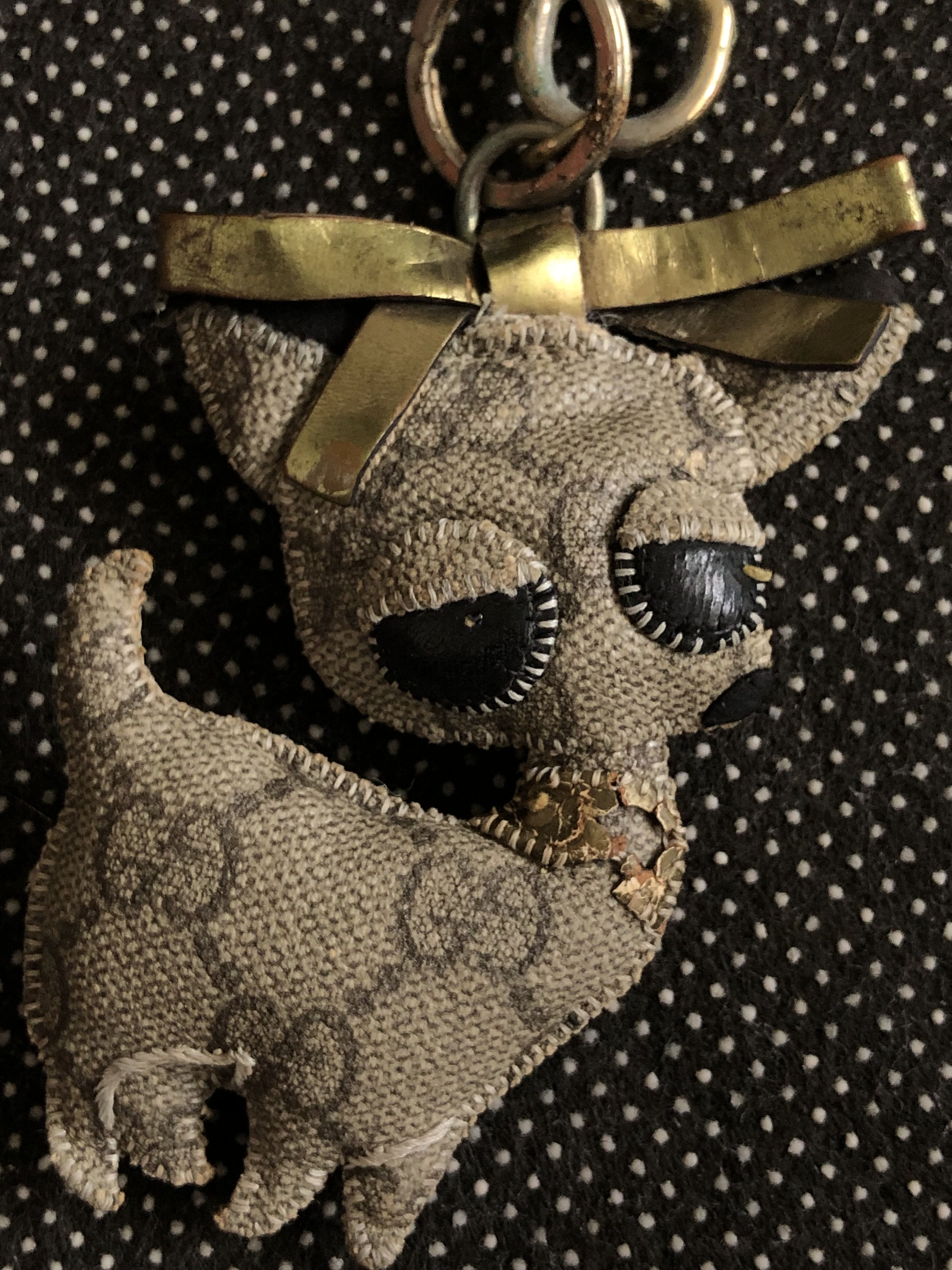 Gucci GUCCI GG CHARM CHIHUAHUA DOG KEY RING DISTRESS Size ONE SIZE - 3 Thumbnail