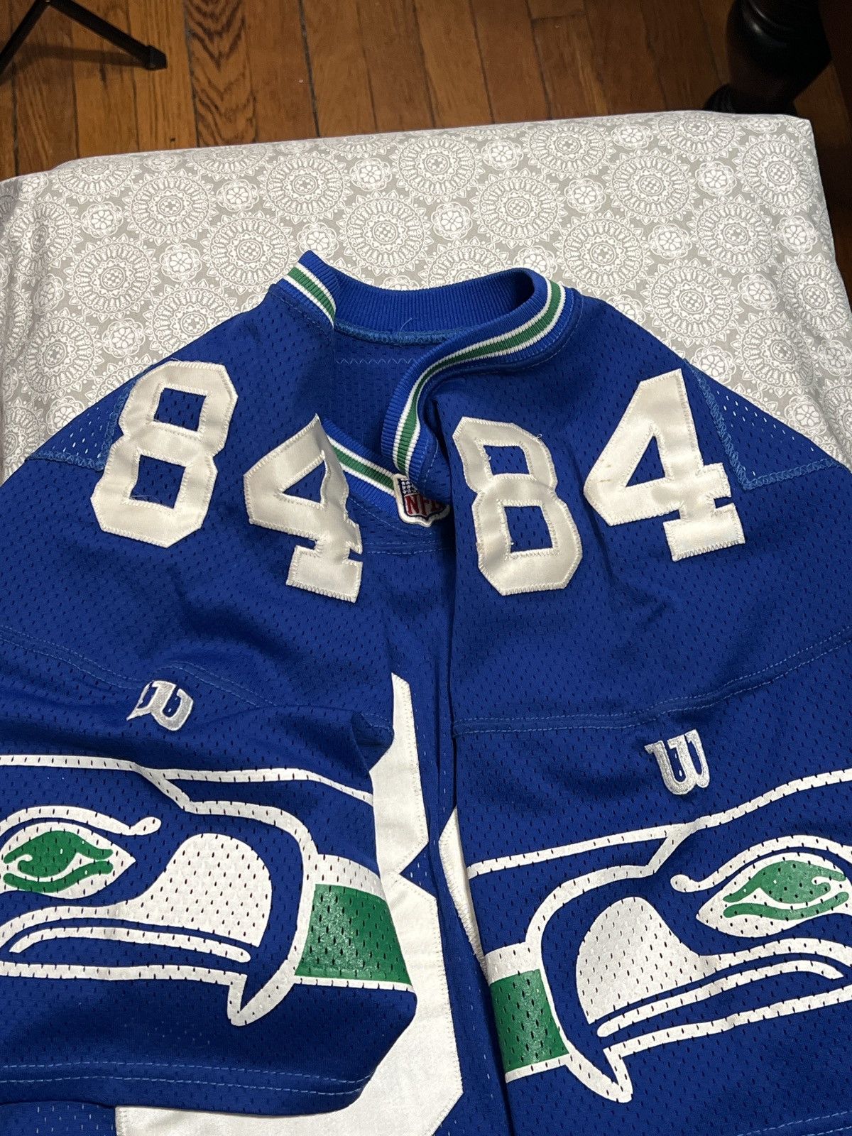 Wilson Authentic Wilson Athletic Seattle Seahawks Jersey Size US L / EU 52-54 / 3 - 4 Thumbnail