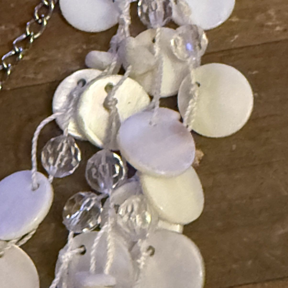 Other Multi strand mother of pearl discs necklace Size ONE SIZE - 5 Thumbnail
