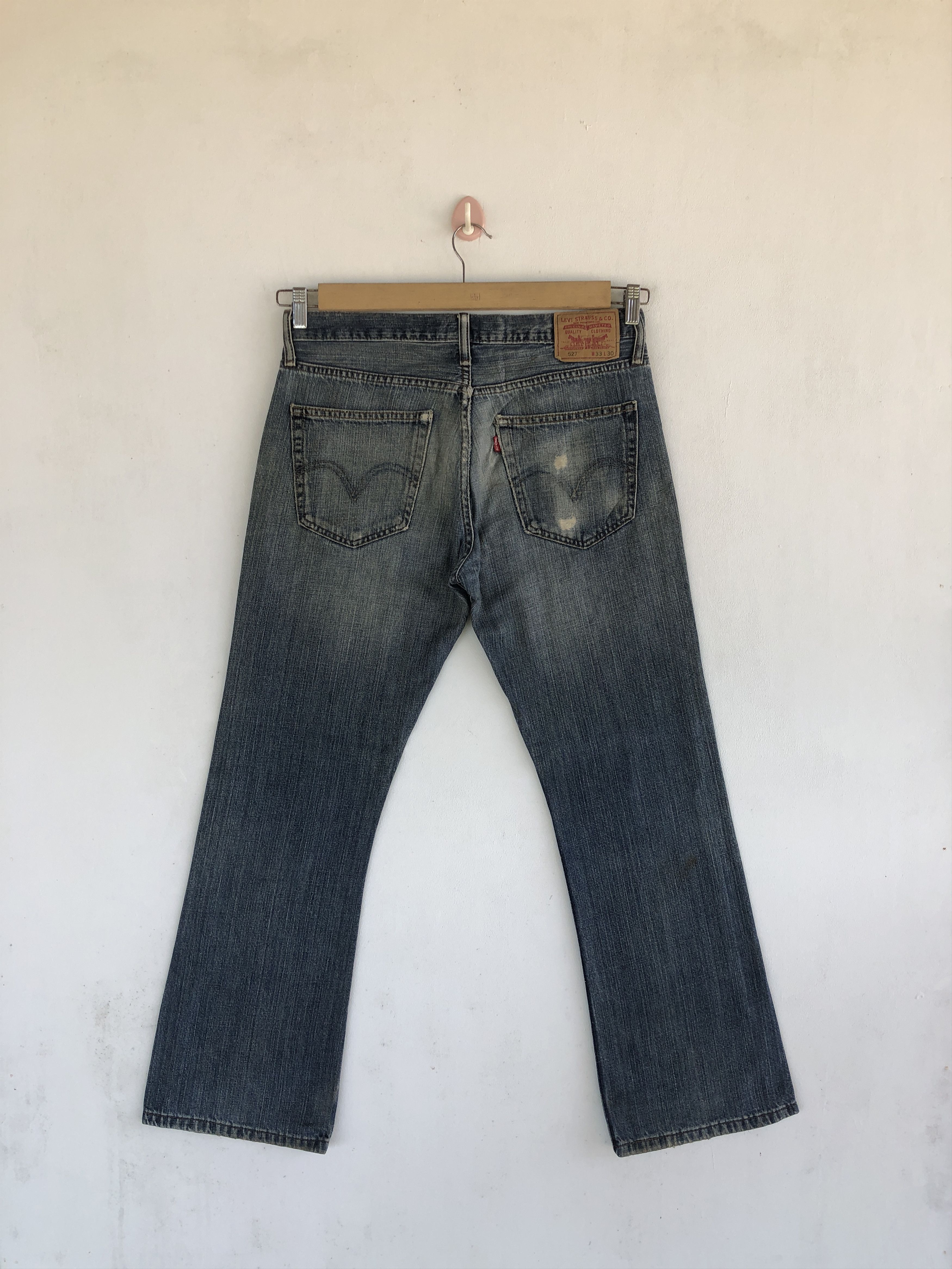 Levi's Vintage Levis 527 Bootcut Jeans Distress Levi's Flare Denim Size US 32 / EU 48 - 2 Thumbnail