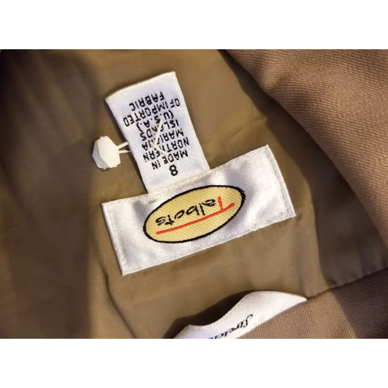 Talbots Womens Talbots Wool Blazer 8 Khaki Beige Wool Jacket Blazer 8 Womens Mens? Size M / US 6-8 / IT 42-44 - 3 Thumbnail
