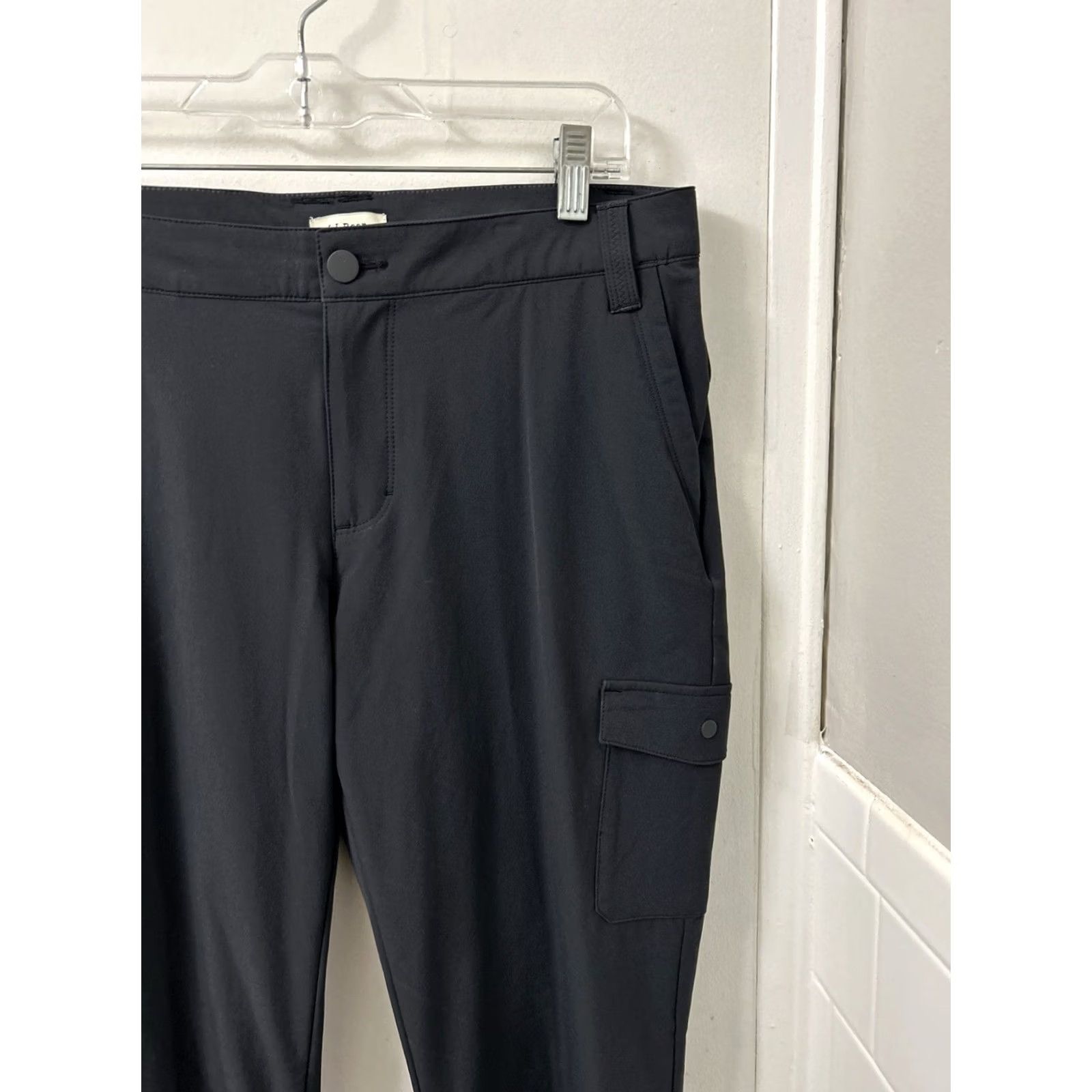Vintage VINTAGE: No LL Bean Vista Camp Pants Womens 10 Black Cargo Hiking Outdoor Stretch 510673 Size 32" / US 10 / IT 46 - 4 Thumbnail
