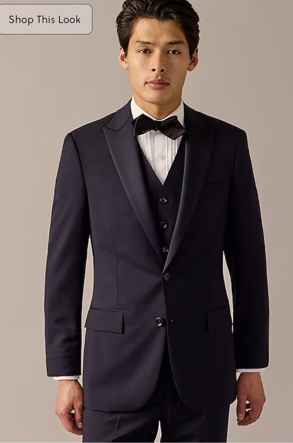 J.Crew Ludlow Slim-fit Tuxedo Jacket Size 38R - 2 Thumbnail