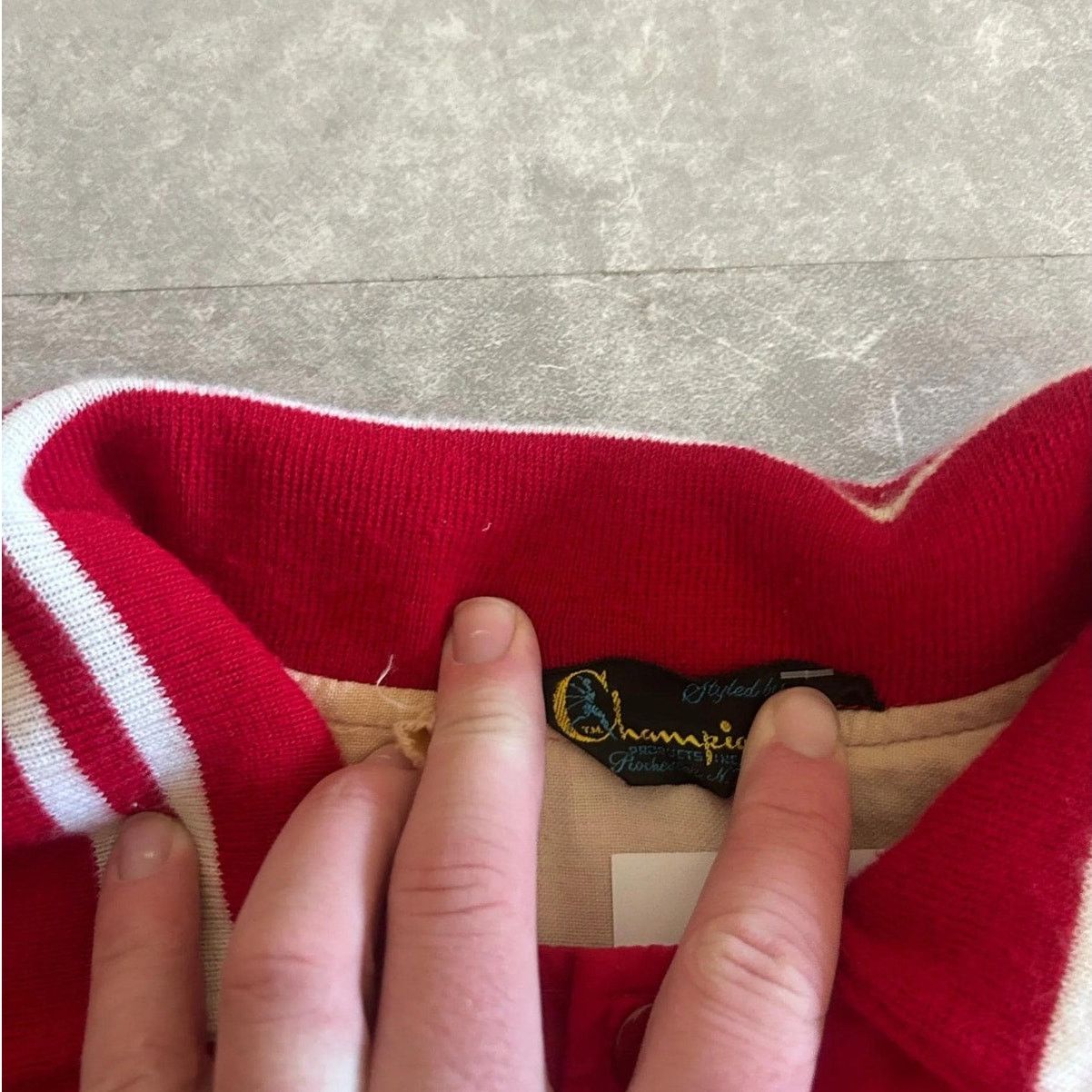 Vintage 70s Vintage Kansas City Chiefs Champion Red Jacket Size L Size US L / EU 52-54 / 3 - 4 Thumbnail
