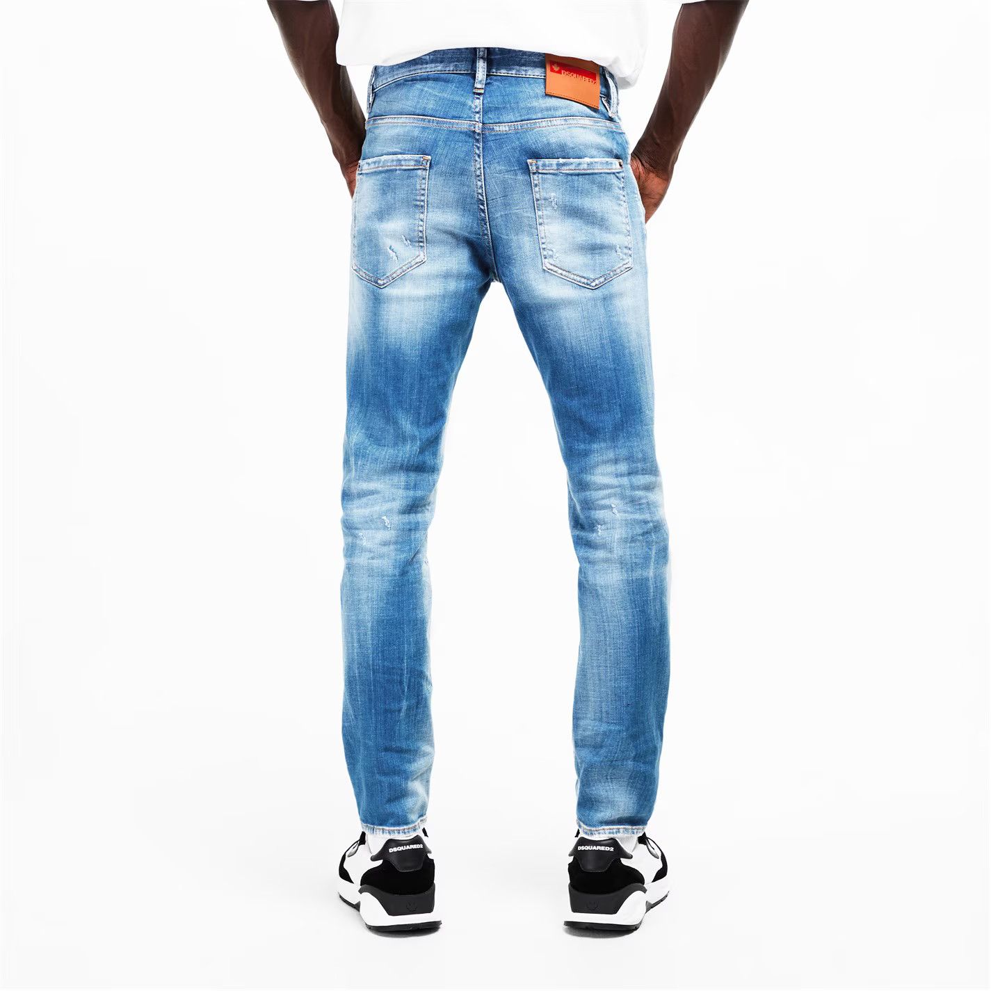 Dsquared2 o1g2r1mq0426 Cool Guy Slim Jeans in Light Blue Size US 40 / EU 56 - 5 Thumbnail