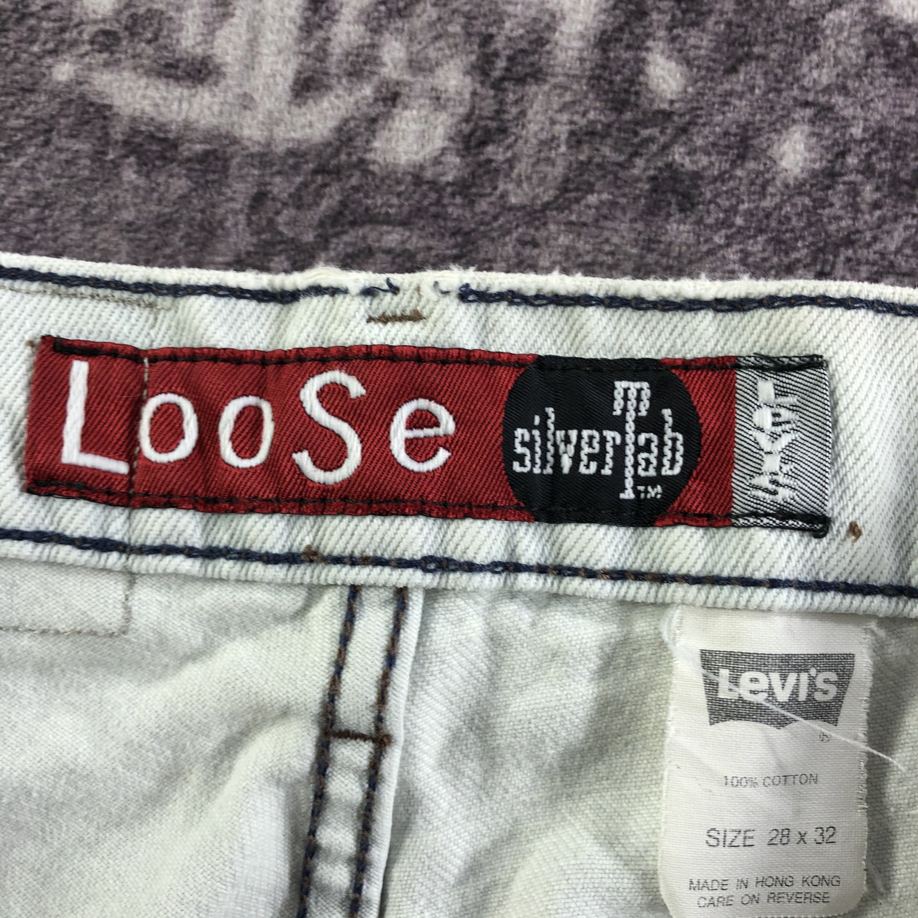Levi's × Vintage Vintage 90s Levis SilverTab Baggy Jeans-JM3371 Size US 28 / EU 44 - 13 Thumbnail