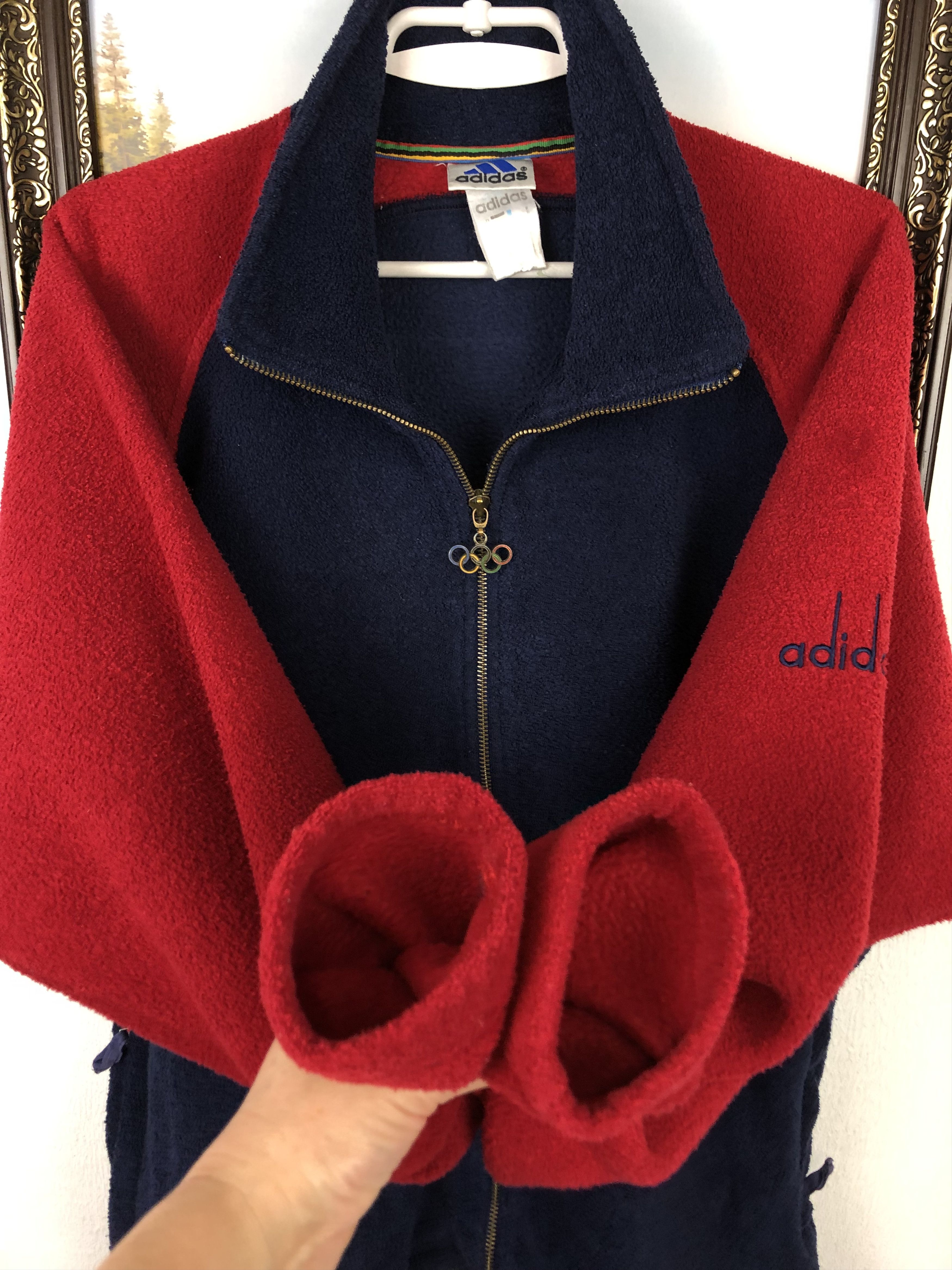 Adidas Vintage 90's Adidas Olympic Games 1972 Sapporo Jacket Fleece Size US M / EU 48-50 / 2 - 7 Thumbnail
