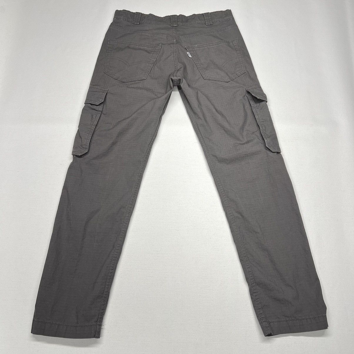 Levi's Levis Cargo Pants Grey Ripstop Straight Tactical Y2K Size US 29 - 17 Thumbnail