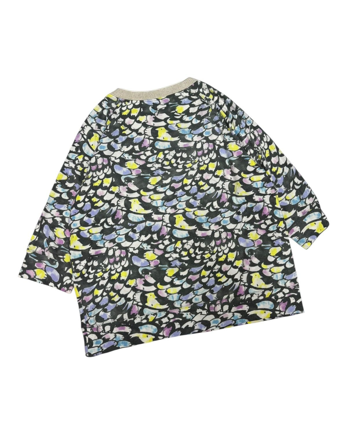Tsumori Chisato 🔥TSUMORI CHISATO ARTISTIC PATTERN WITH RIBBON TIE DETAIL Size M / US 6-8 / IT 42-44 - 8 Thumbnail