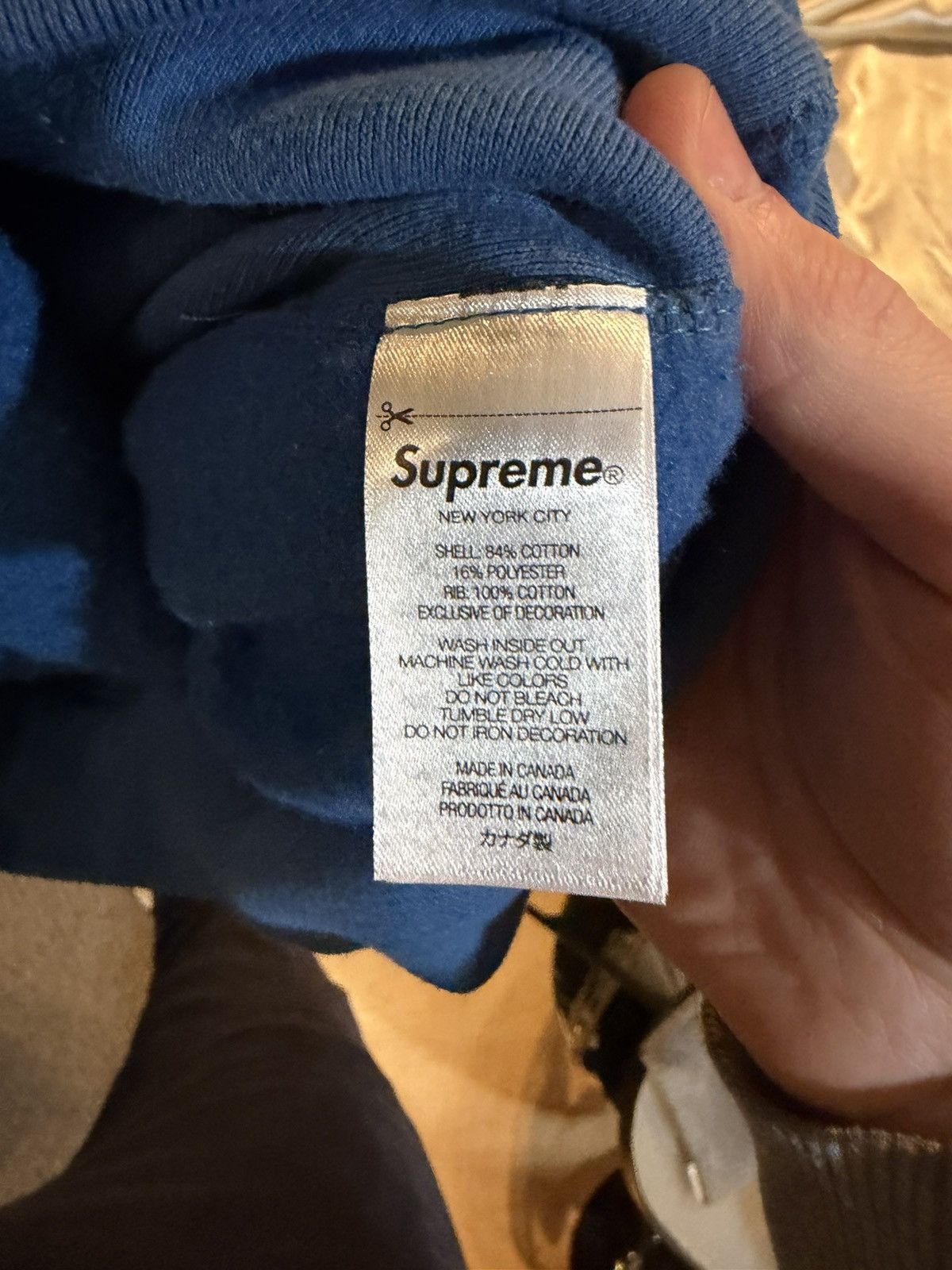 Supreme Supreme box logo hoodie blue 2023 medium Size US M / EU 48-50 / 2 - 4 Thumbnail