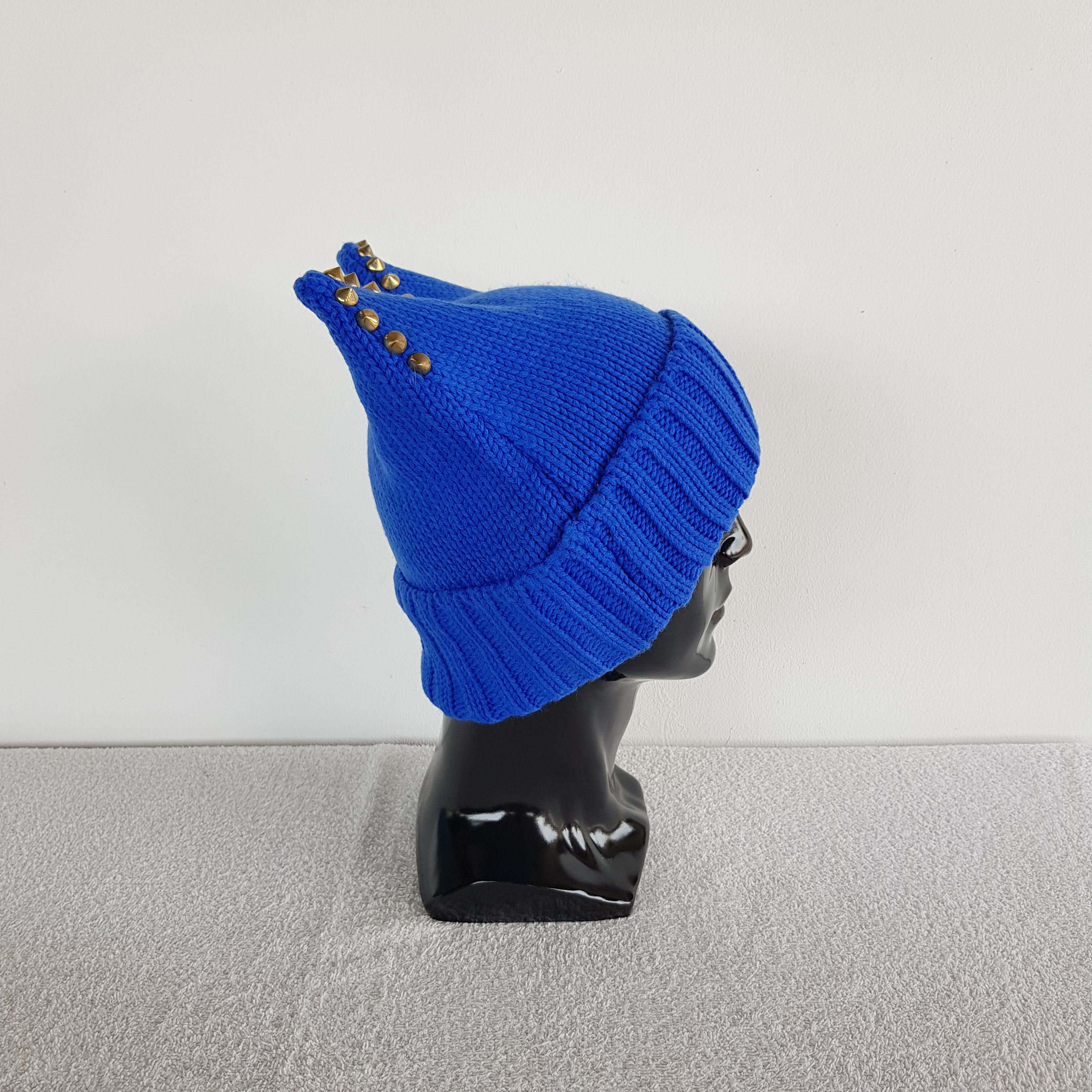 Japanese Brand Japanese Torn Beanie Ribbed Knit Snow Cap Hats. Size ONE SIZE - 3 Thumbnail
