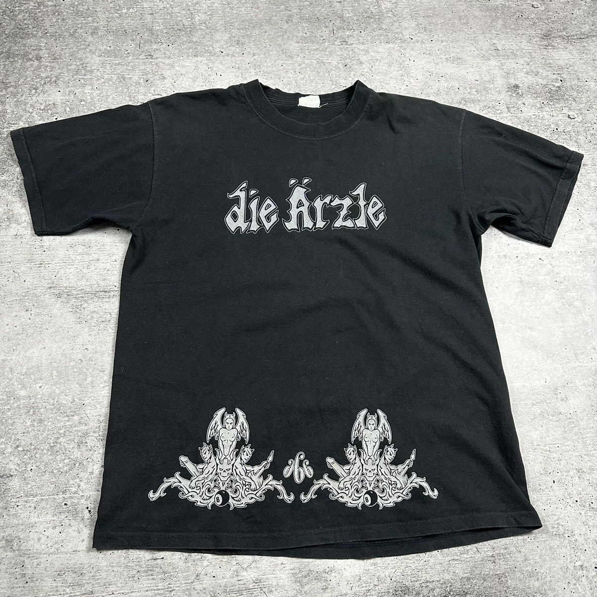 Band Tees Vintage Die Arzte - Die beste Band der Welt 2001 Black Men’s Size US L / EU 52-54 / 3 - 1 Thumbnail
