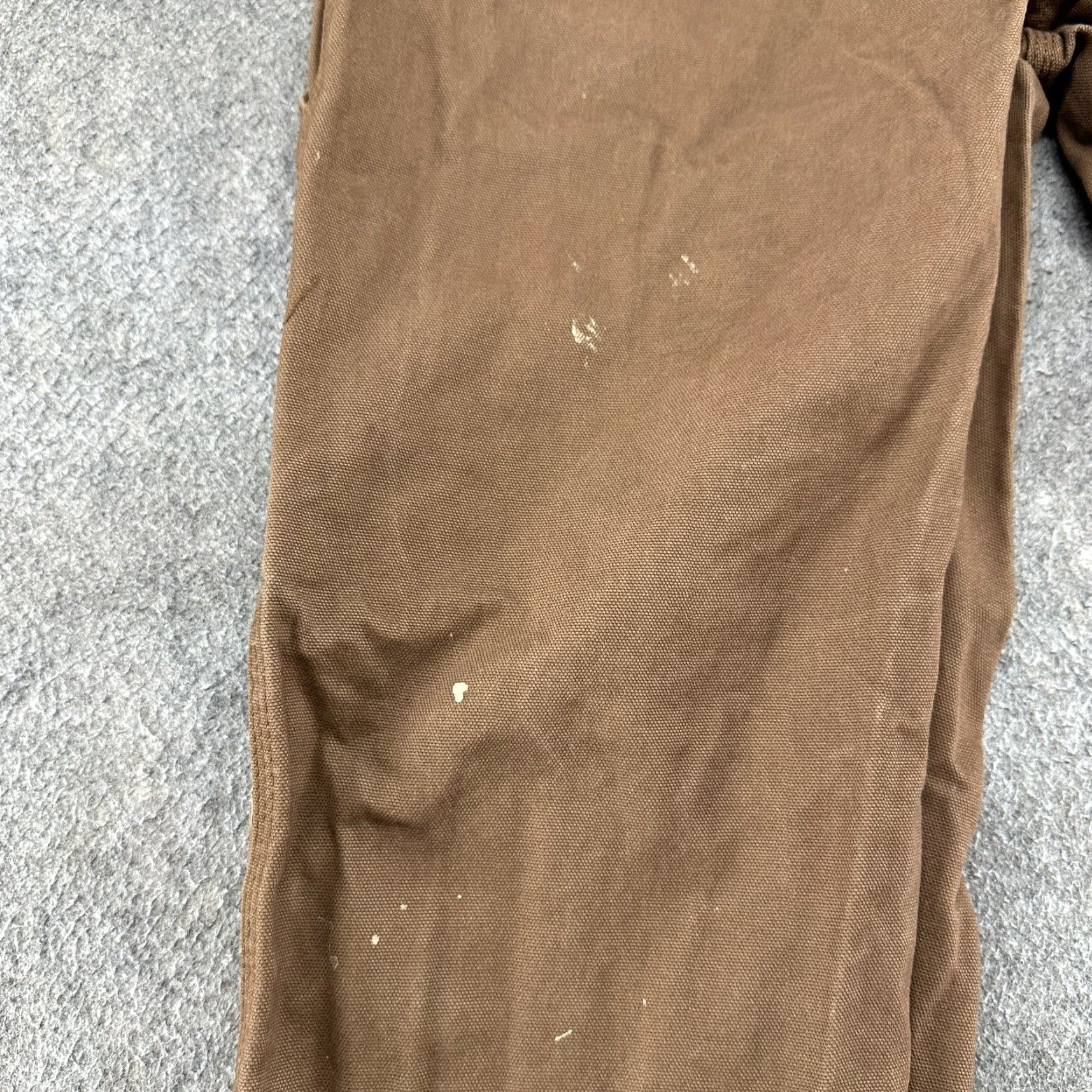 Dickies Dickies Pants Mens 34x32 Brown Carpenter Regular Fit Straight Canvas Workwear Size US 34 / EU 50 - 4 Thumbnail