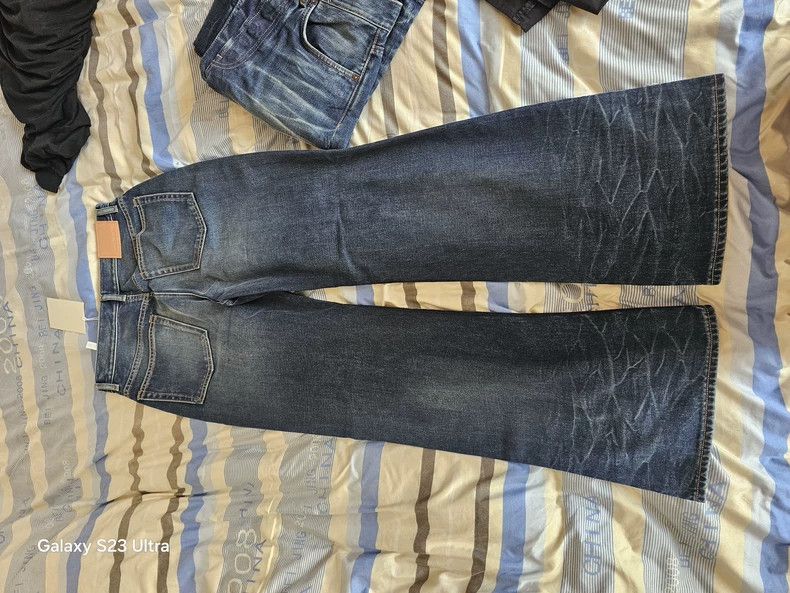 Acne Studios acne studios Water moire cat wash jeans 2504-Nextarrow Size US 26 / EU 42 - 2 Thumbnail