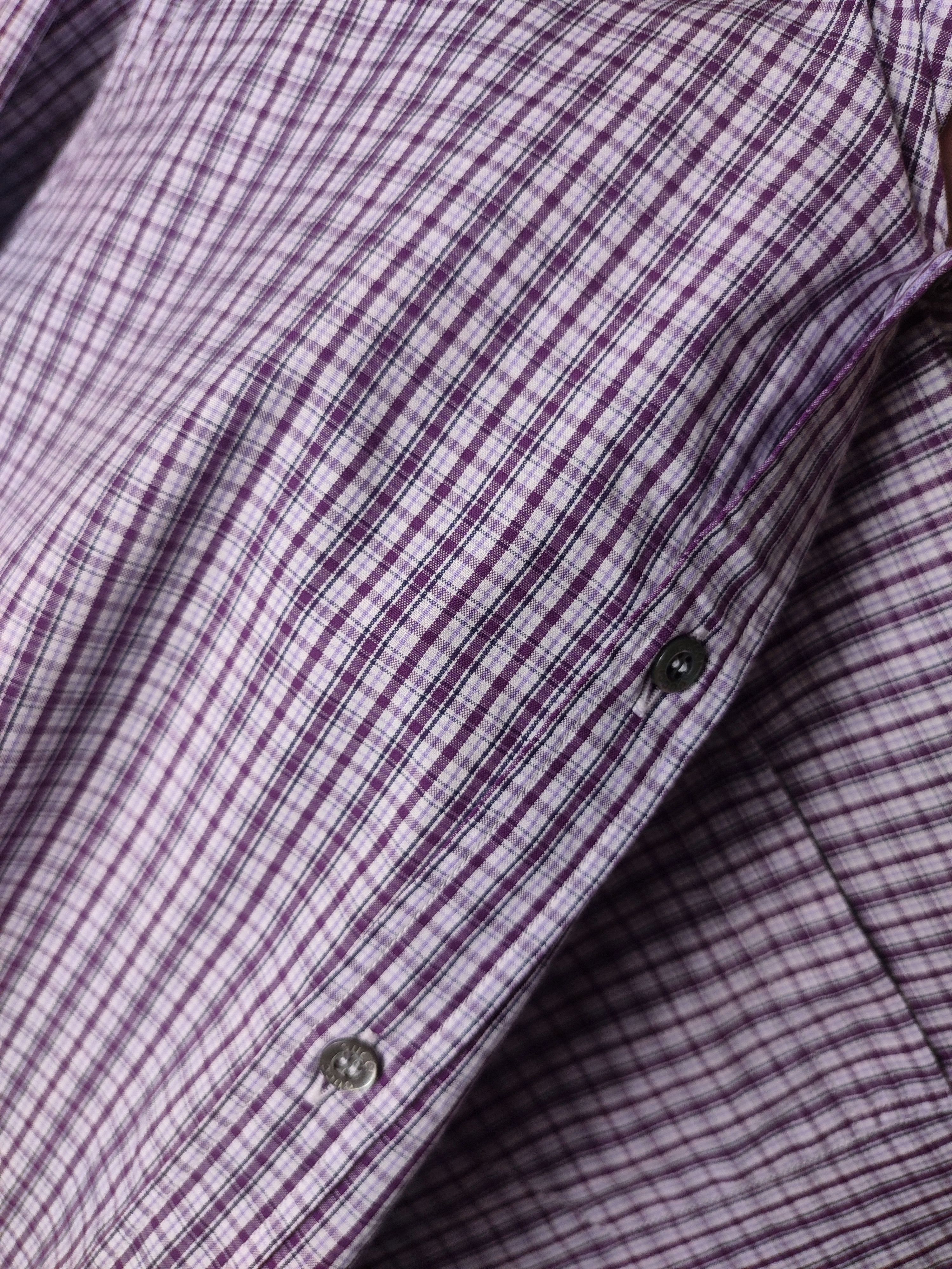 Gucci Gucci Tom Ford GG Logo Checkered Shirt Size US L / EU 52-54 / 3 - 16 Thumbnail