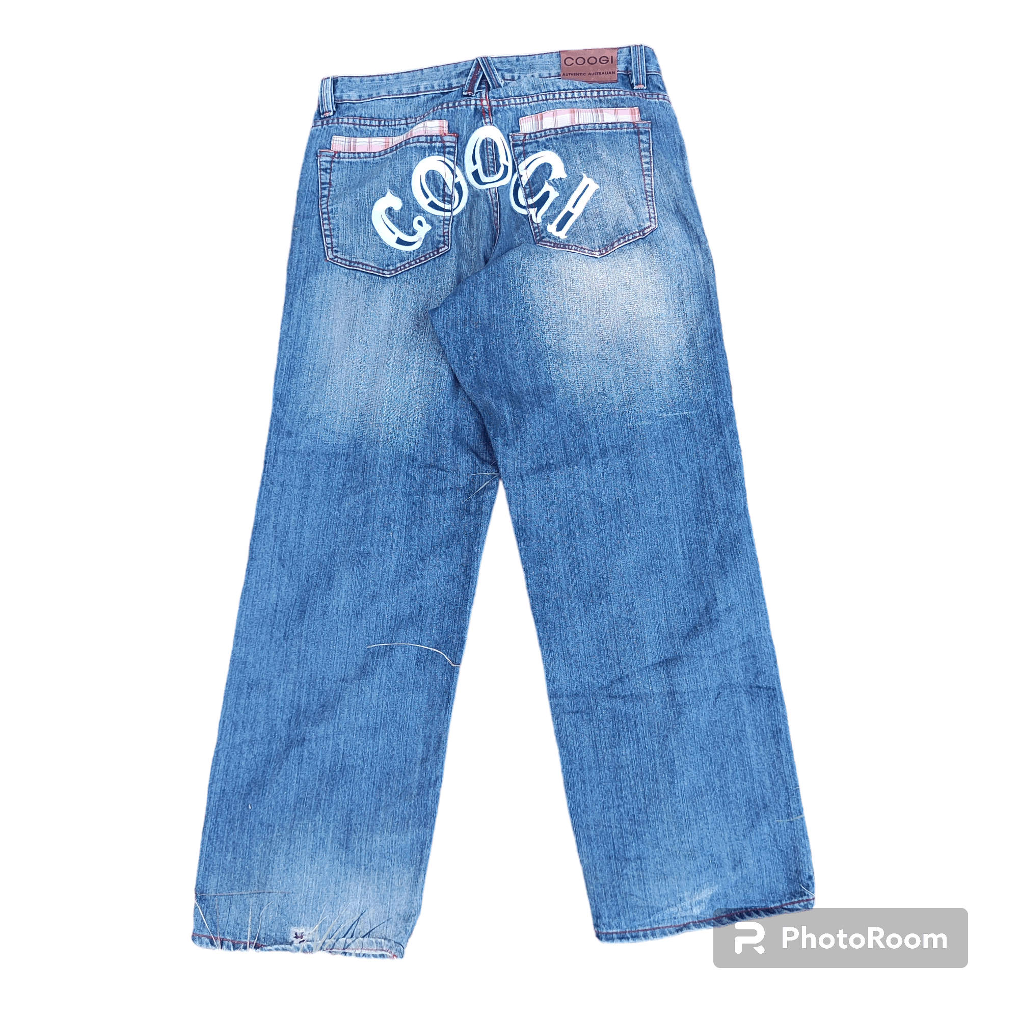 image of Archival Clothing x Avant Garde Coogi Denim Jeans in Blue, Men's (Size 36)