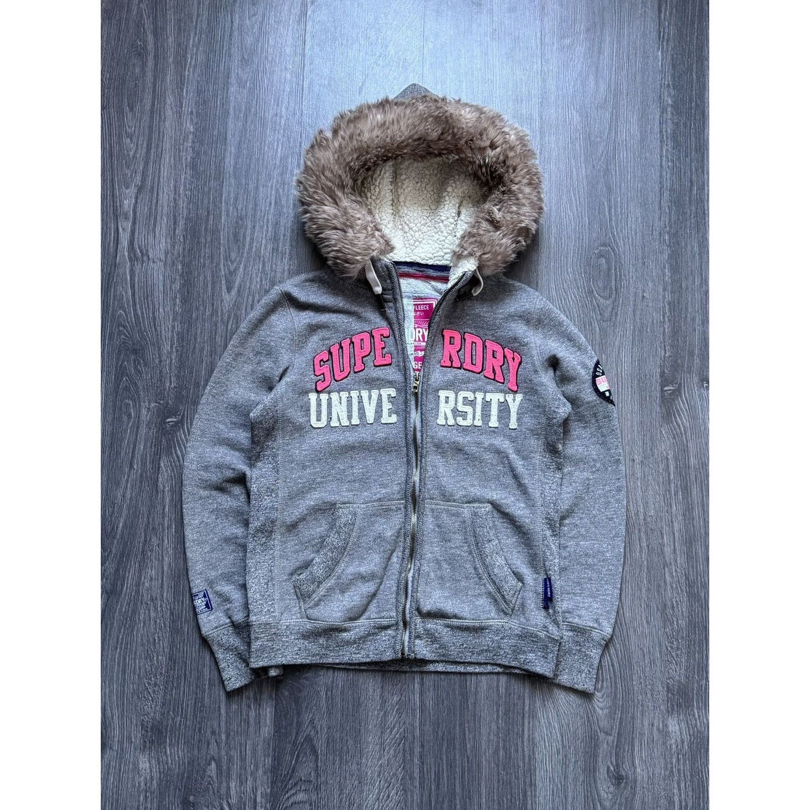 Superdry Vintage Super Dry Fur Hoodie Size US S / EU 44-46 / 1 - 1 Thumbnail