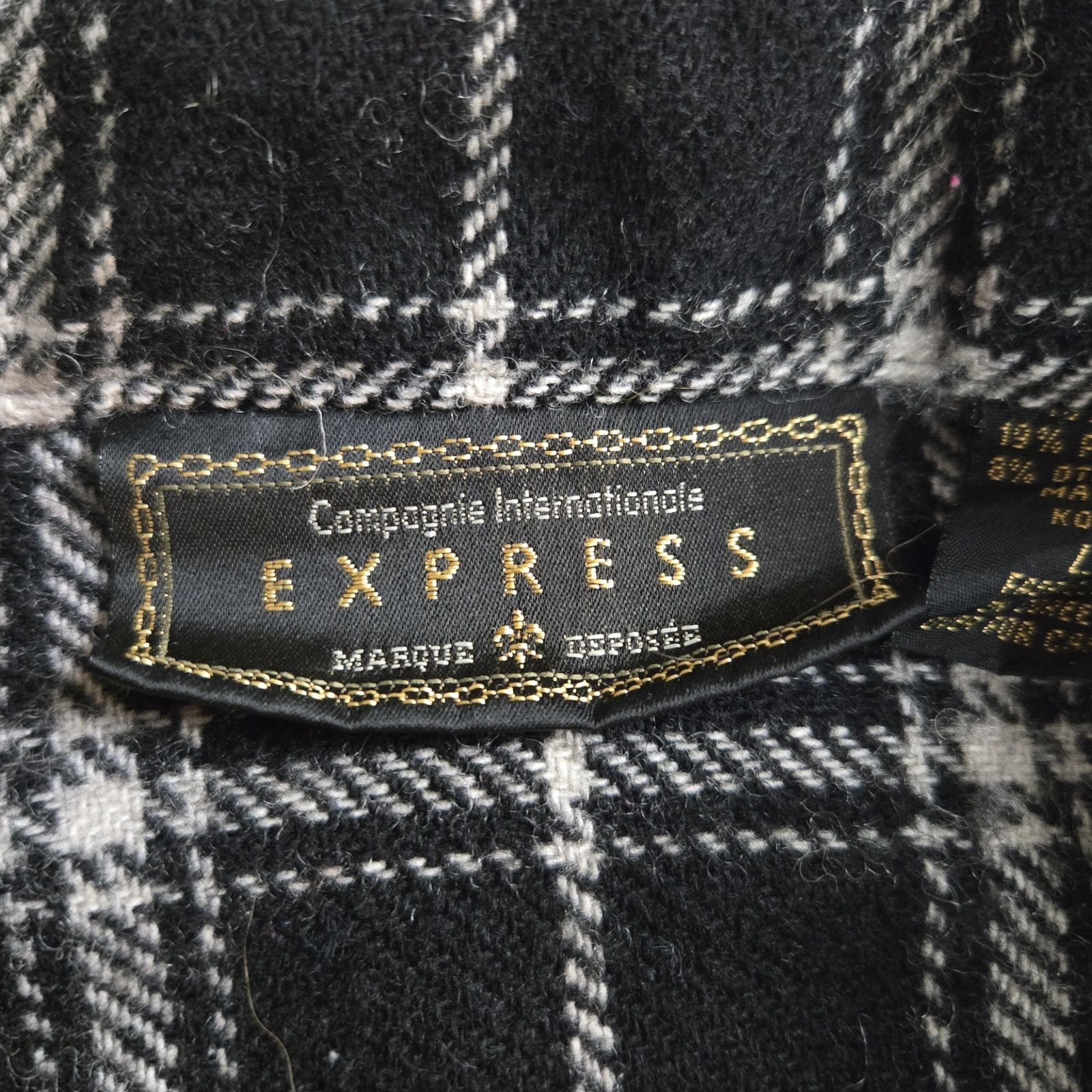 Vintage Vintage Plaid Wool Blend Cropped Zip Jacket Size Large Size L / US 10 / IT 46 - 6 Thumbnail