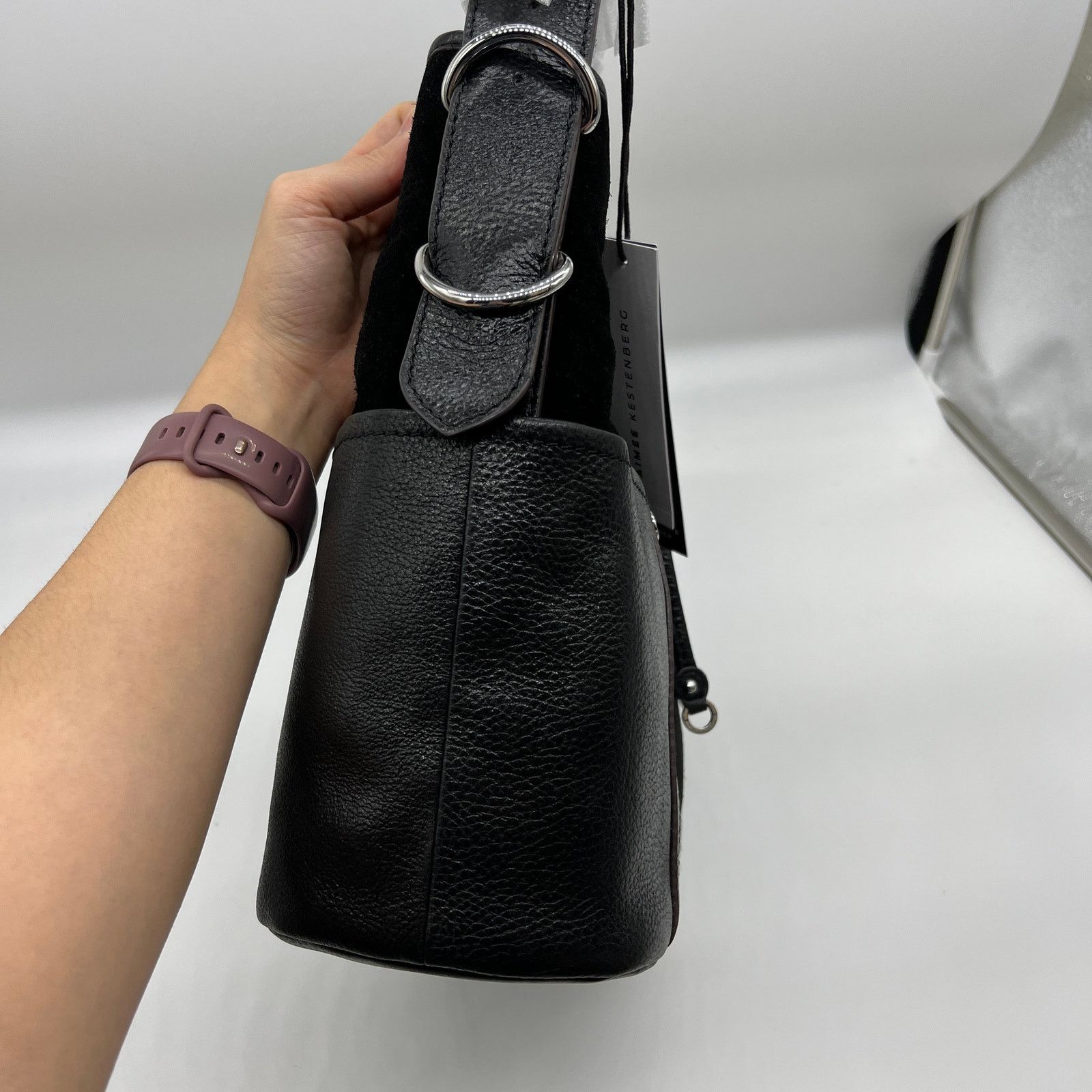 Other Aimee Kestenberg About Town Suede Drawstring Bags Black Size ONE SIZE - 8 Thumbnail