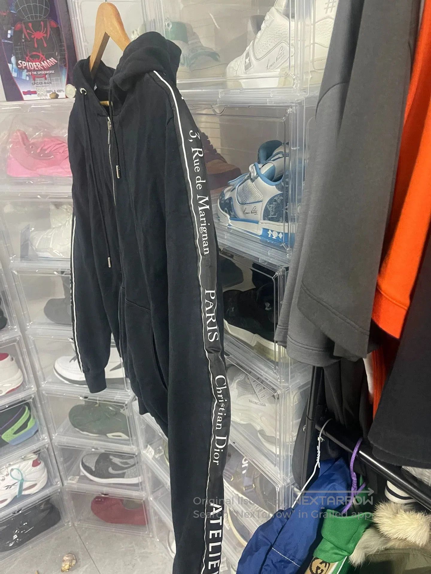 Dior dior black zip hoodie with logo. Size US XL / EU 56 / 4 - 3 Thumbnail