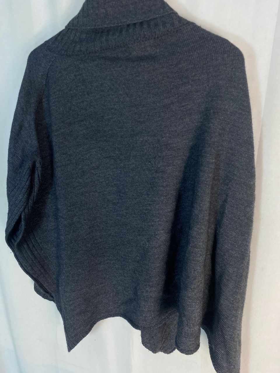 Japanese Brand × Yohji Yamamoto Ined wool ponchos turtleneck by yohji Yamamoto Size L / US 10 / IT 46 - 7 Thumbnail