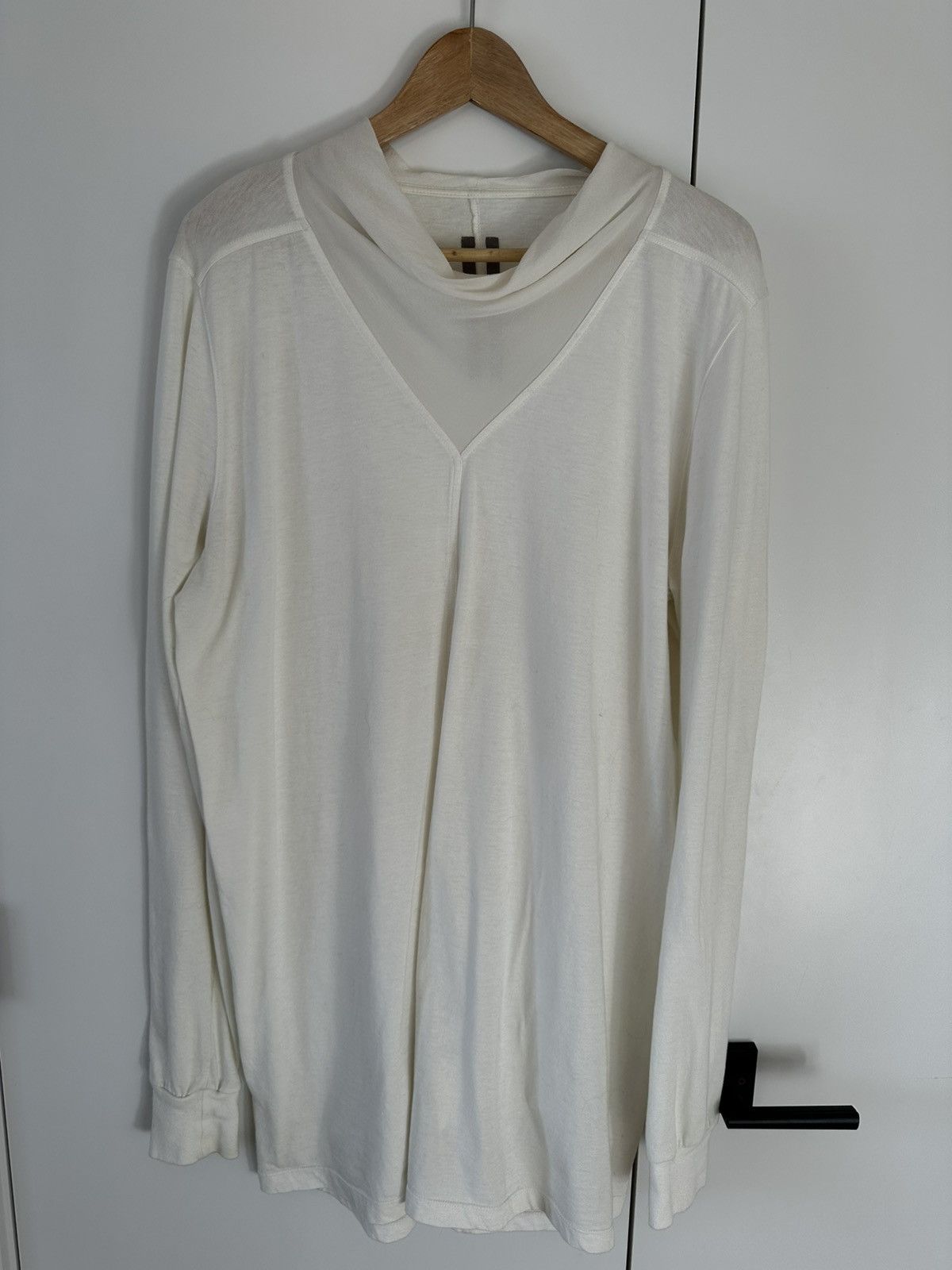 Rick Owens Silk Collar Longsleeve - Rick Owens Glitter FW/17 Size US XL / EU 56 / 4 - 1 Thumbnail