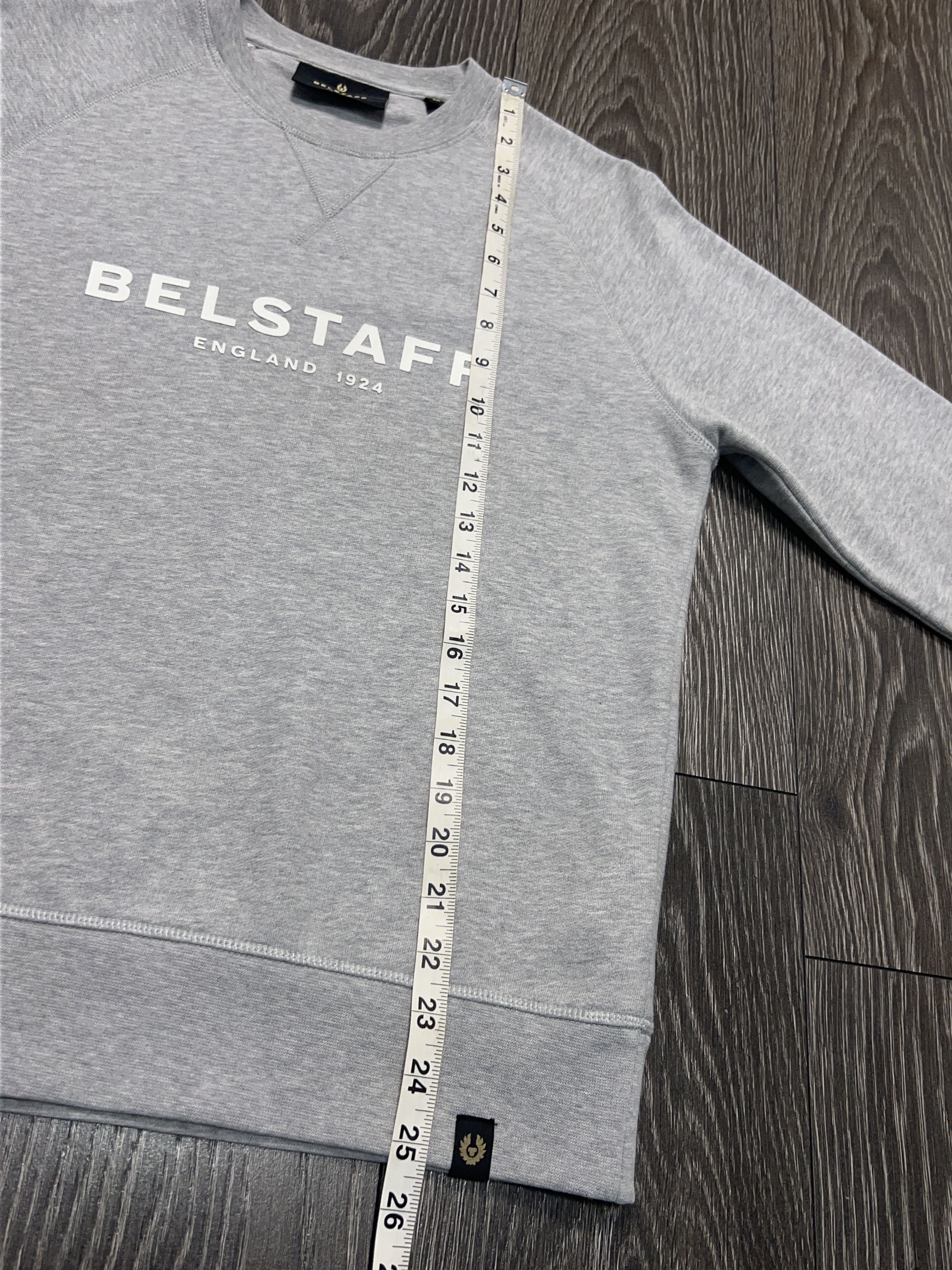 Belstaff England Big Logo Gray Sweatshirt Pullover Sweater Cotton Size US M / EU 48-50 / 2 - 7 Thumbnail