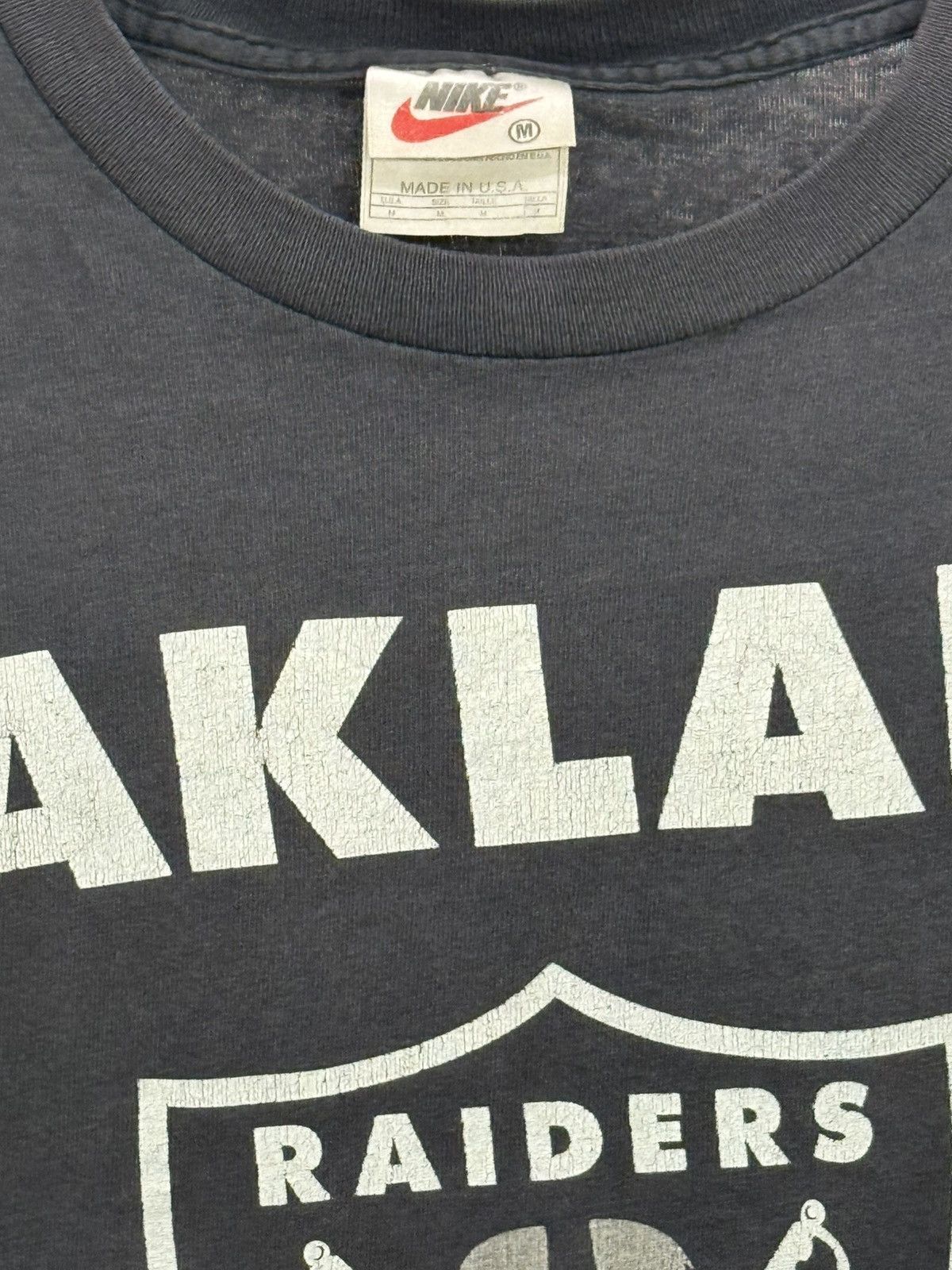 Nike Sick Perfect Fade Vintage 90s Oakland Raiders Nike Tee Size US L / EU 52-54 / 3 - 3 Thumbnail