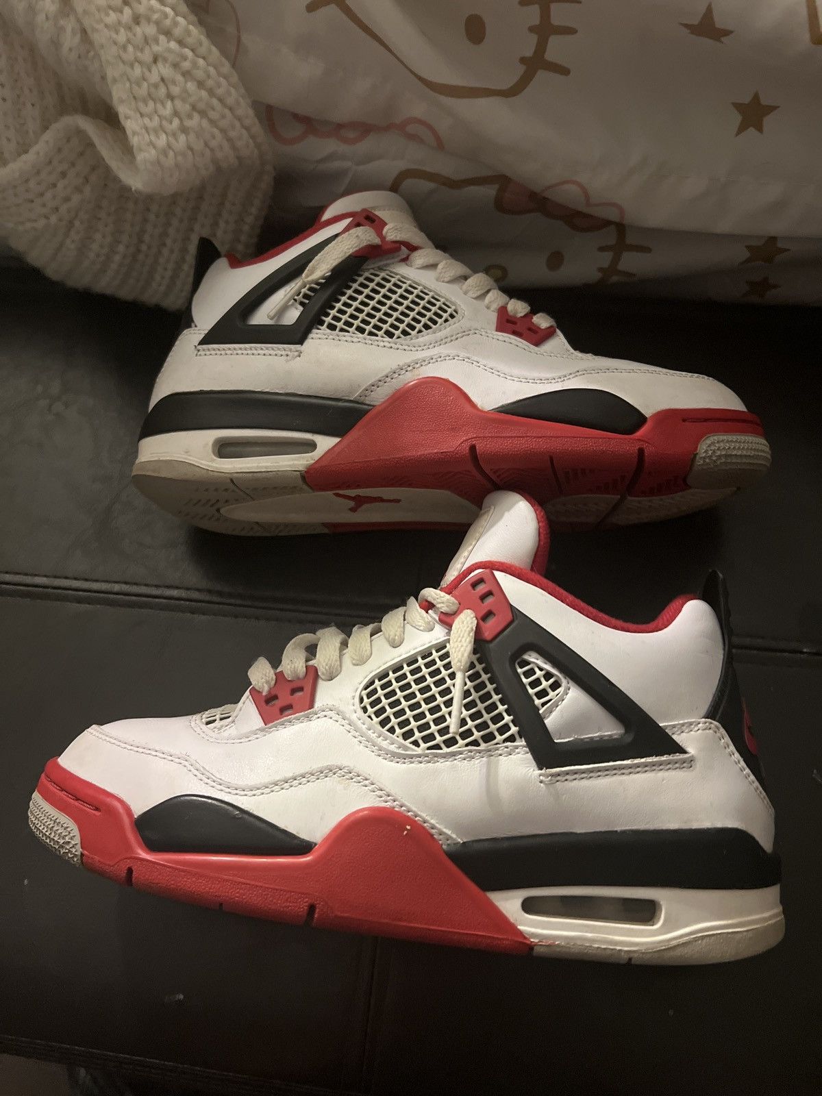 Jordan Brand fire red jordan 4s Size US 6.5 / EU 39-40 - 2 Thumbnail