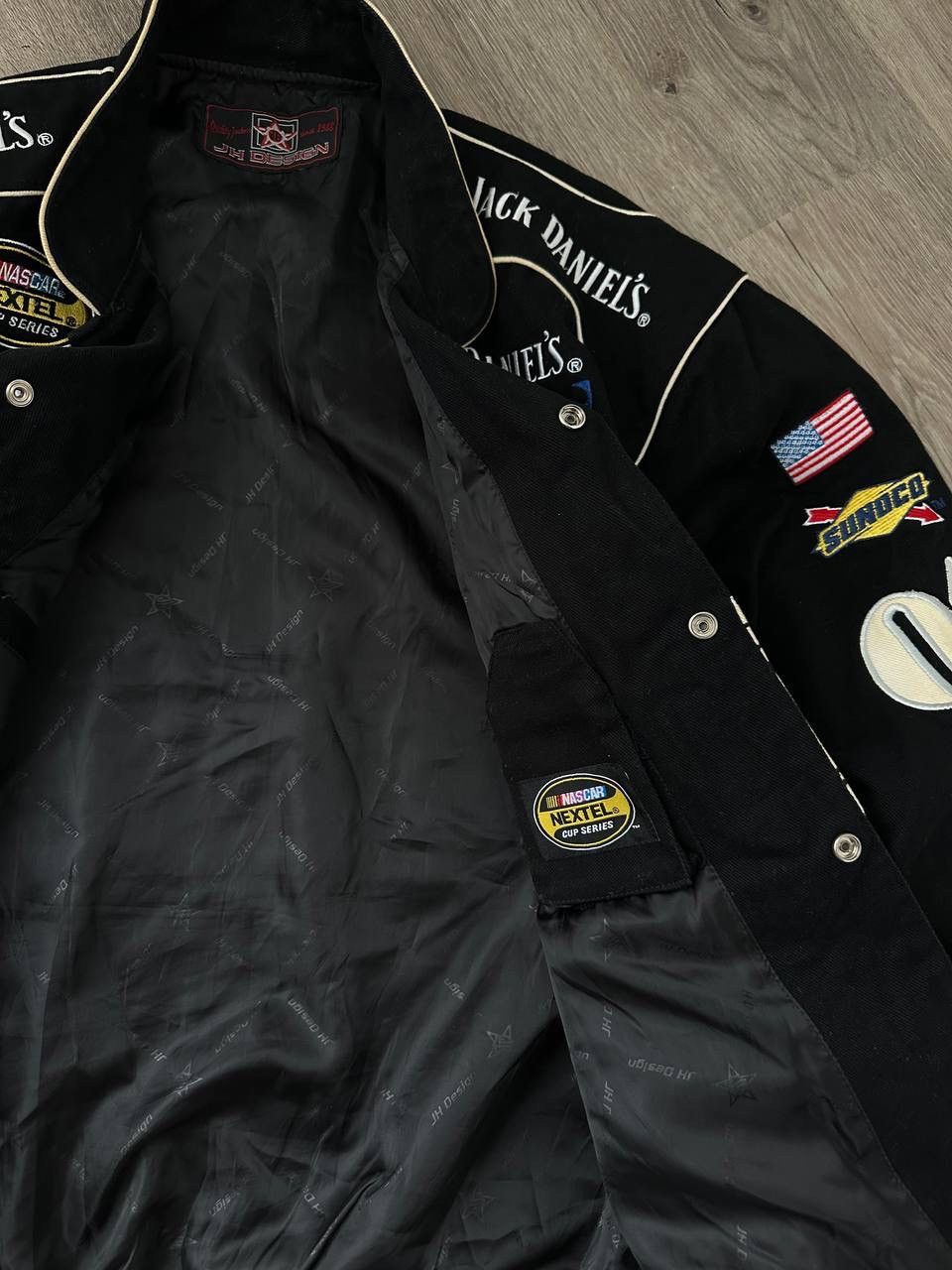 NASCAR × Vintage Vintage Jack Daniel’s NASCAR Racing Denim Black Jacket Size US M / EU 48-50 / 2 - 11 Thumbnail