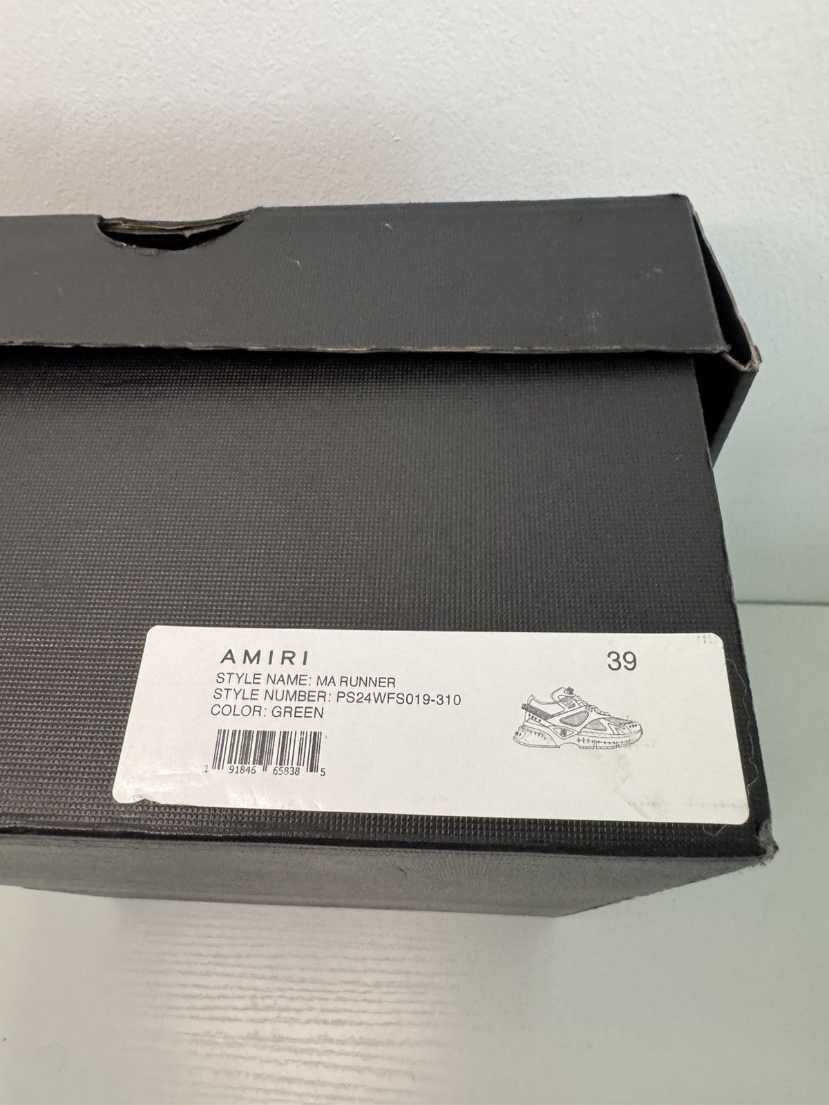 Amiri MA Runner Green EU39 w/ Box