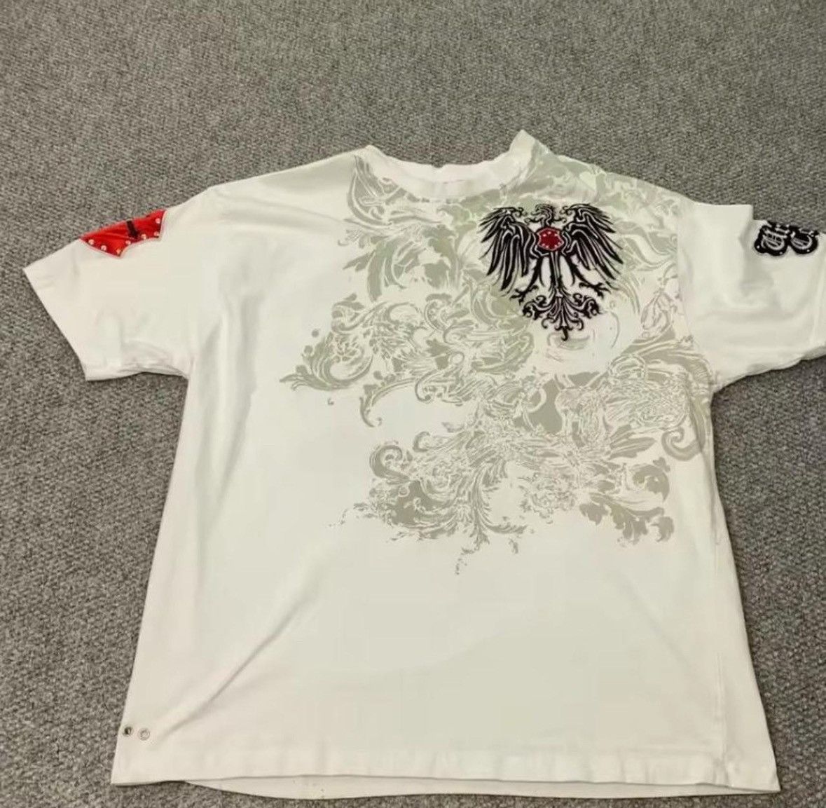 Other White and black Y2K urban decor shirt #goth #grunge Size XL / US 12-14 / IT 48-50 - 2 Thumbnail