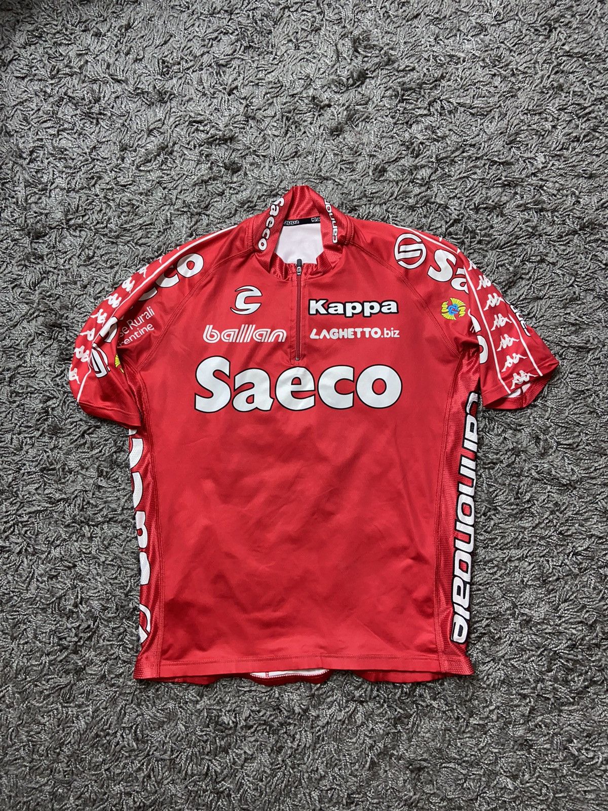 SAECO KAPPA GARA VELO SOCCER ADULT JERSEY T-SHIRT VINTAGE