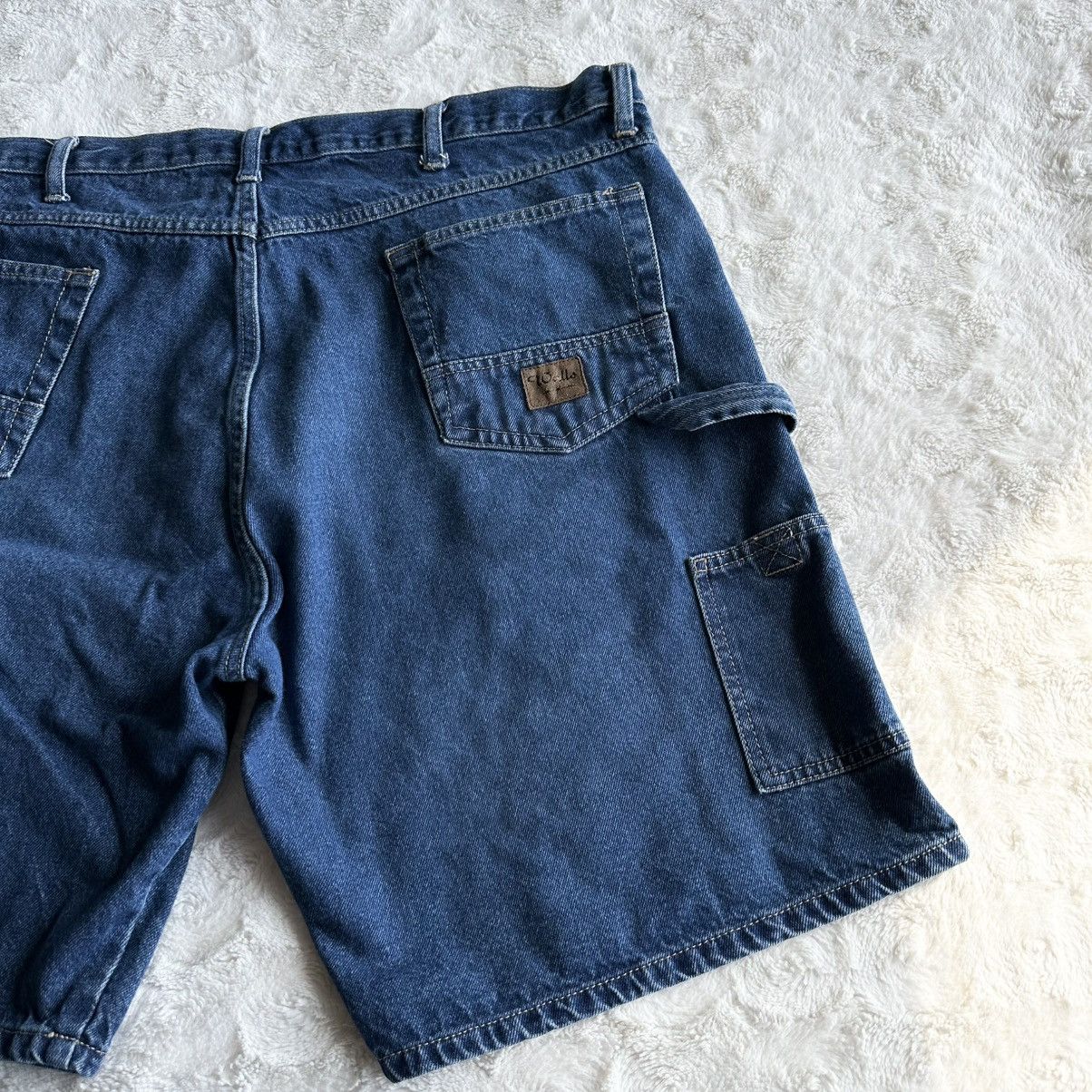 Walls Walls Denim Shorts Jorts Mens 40 *Tag 42 Blue Carpenter Y2K Size US 40 / EU 56 - 3 Thumbnail