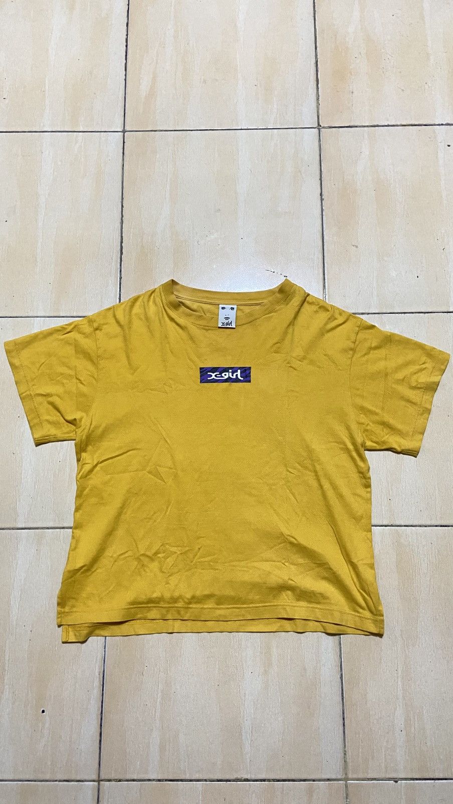 If Six Was Nine × Japanese Brand × Other 🔥Rare🔥 Y2K Skate X-Girl Tee Yellow Size US XL / EU 56 / 4 - 2 Thumbnail