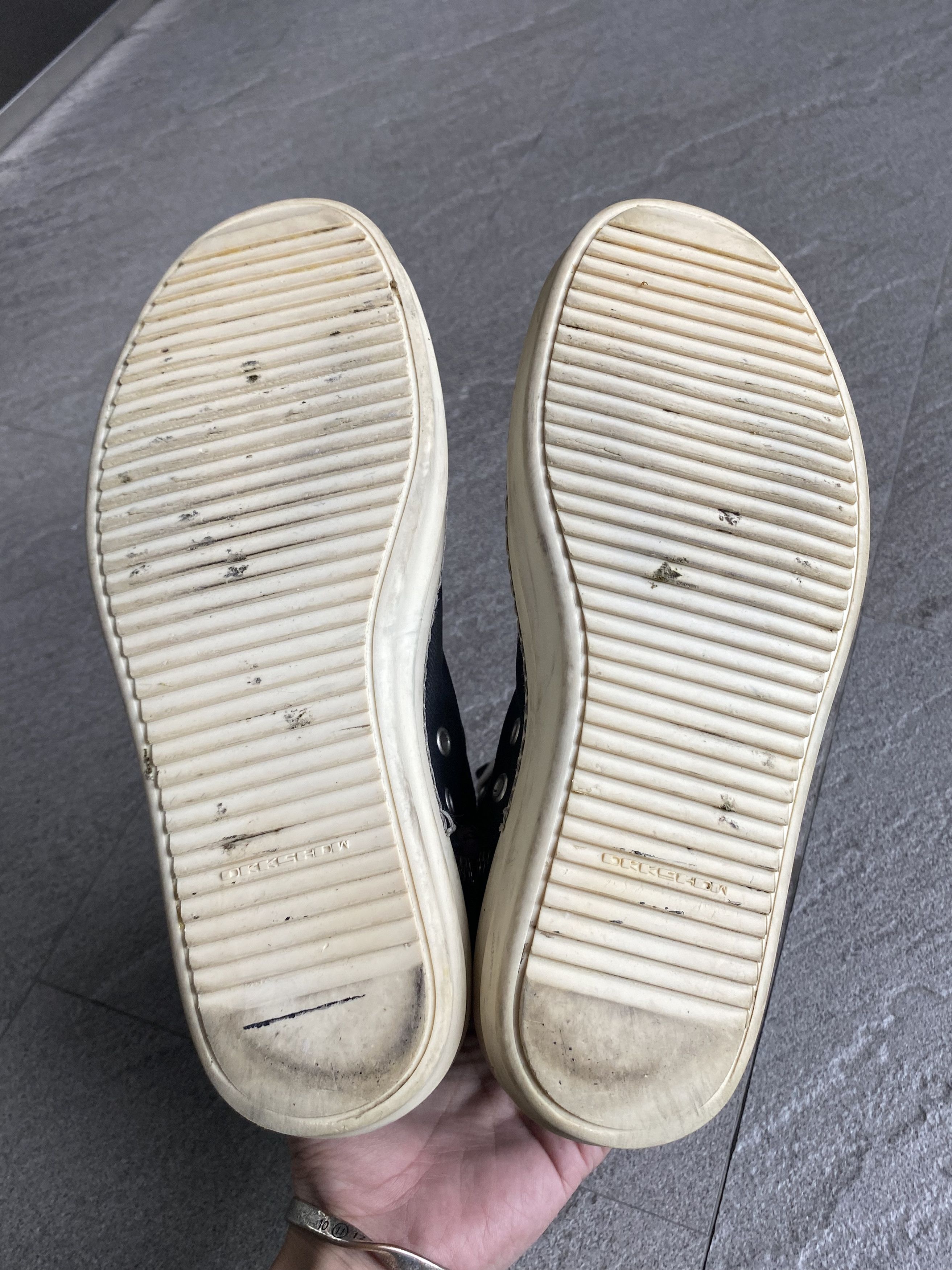 Rick Owens Drkshdw Rick Owens DRKSHDW Ramones black canvas Size US 7 / EU 40 - 18 Thumbnail