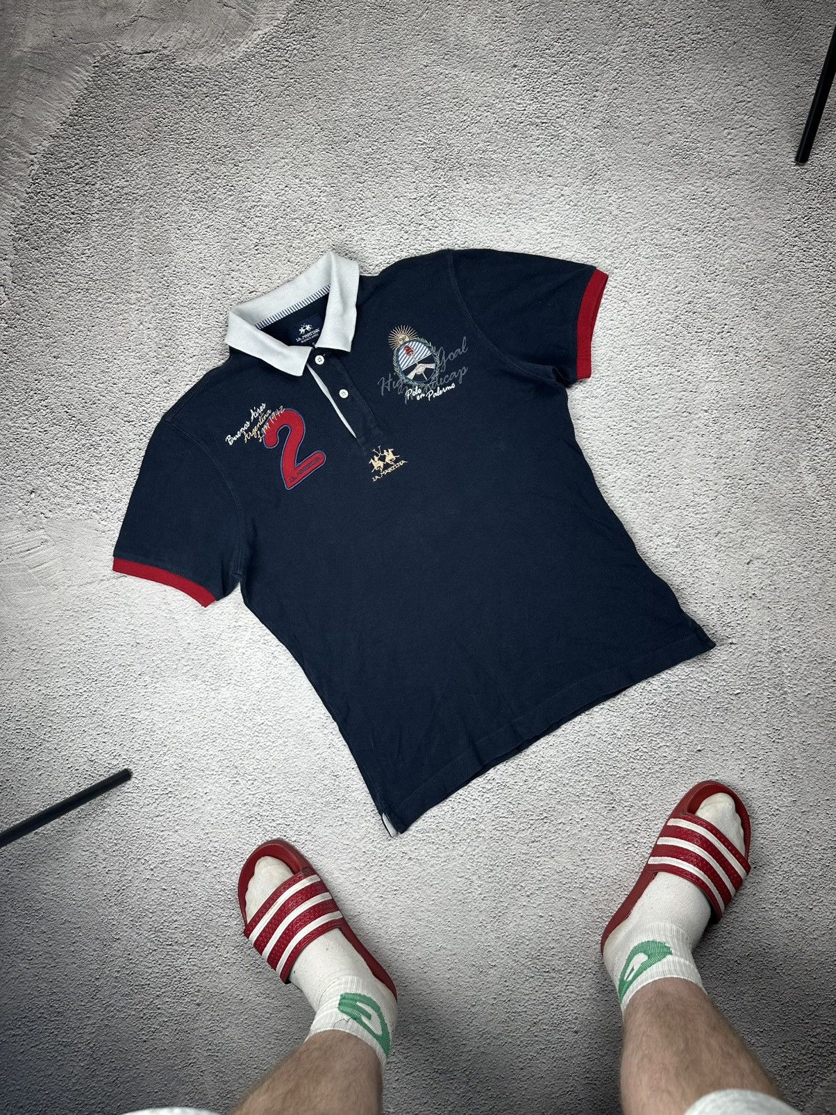 La Martina Vintage La Martina Polo Buenos Aires #2 Y2K Hype Old Money Size US S / EU 44-46 / 1 - 3 Thumbnail