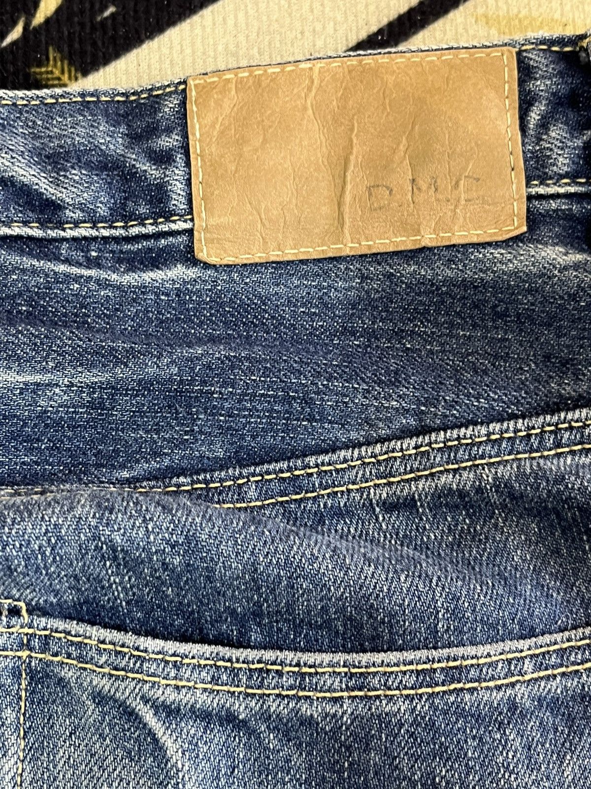 Le Grande Bleu (L.G.B.) Vintage Domingo Selvedge Distressed Denim Size US 29 - 15 Thumbnail