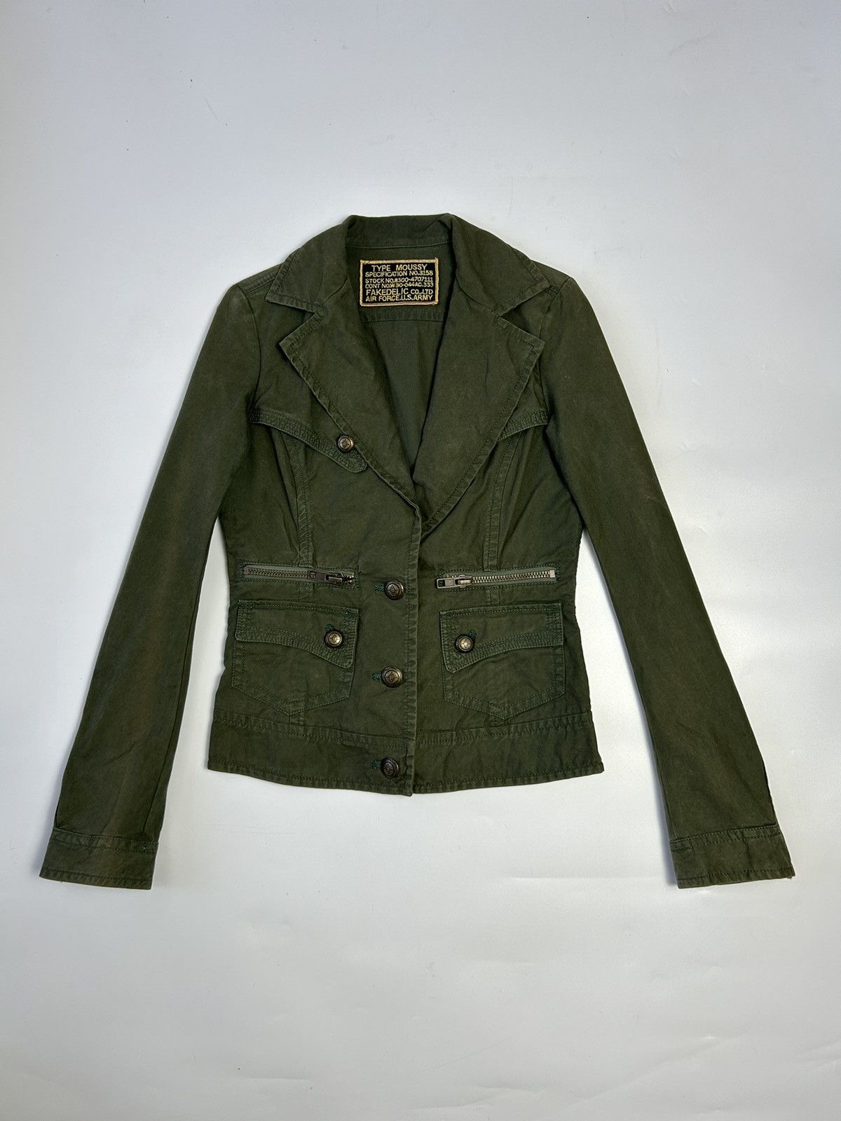 MOUSSY FAKEDELIC CO.LTD AIR FORCE.U.S ARMY LIGHT JACKET Size ONE SIZE - 1 Thumbnail