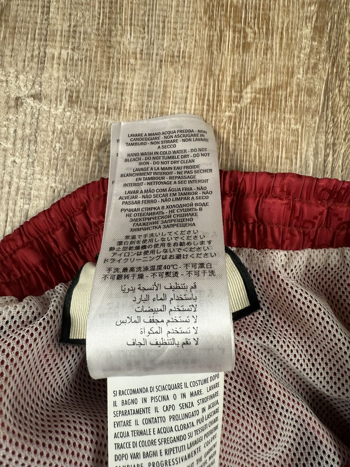 Gucci Gucci Mens Red Swimtrunks Size US 32 / EU 48 - 7 Thumbnail