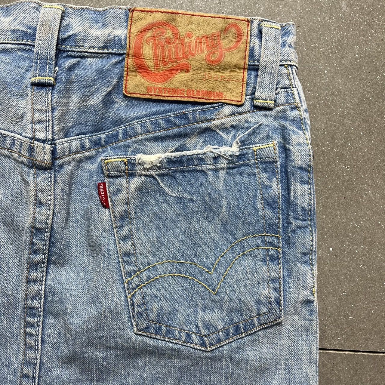 Hysteric Glamour × Le Grande Bleu (L.G.B.) Hysteric Glamour Denim Mini Skirt Size 31" - 13 Thumbnail