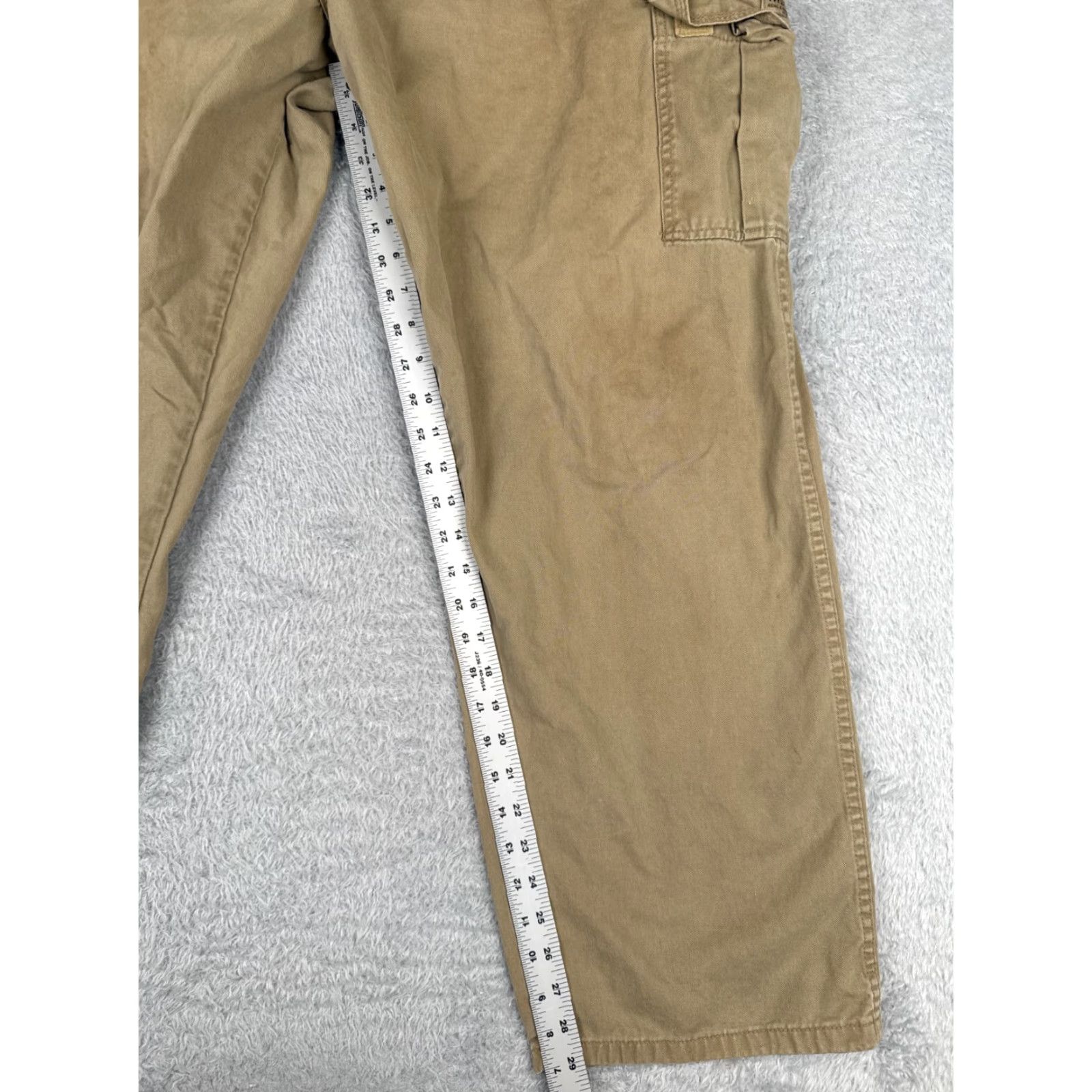 Wrangler Wrangler Pants Men 44 Brown Workwear Twill Cargo Cotton Durable 42x29 READ Size US 44 / EU 60 - 7 Thumbnail