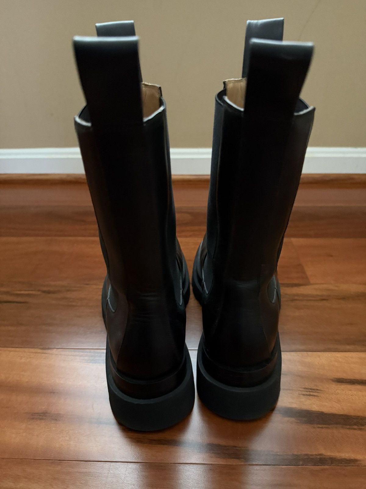 Bottega Veneta Lug Boots Black Size US 7 / EU 40 - 4 Thumbnail