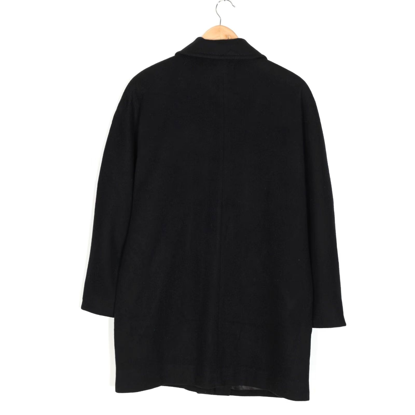 Pendleton VINTAGE Pendleton Black Wool Coat Women Size 10 Made in USA MJ5477 Size L / US 10 / IT 46 - 3 Thumbnail