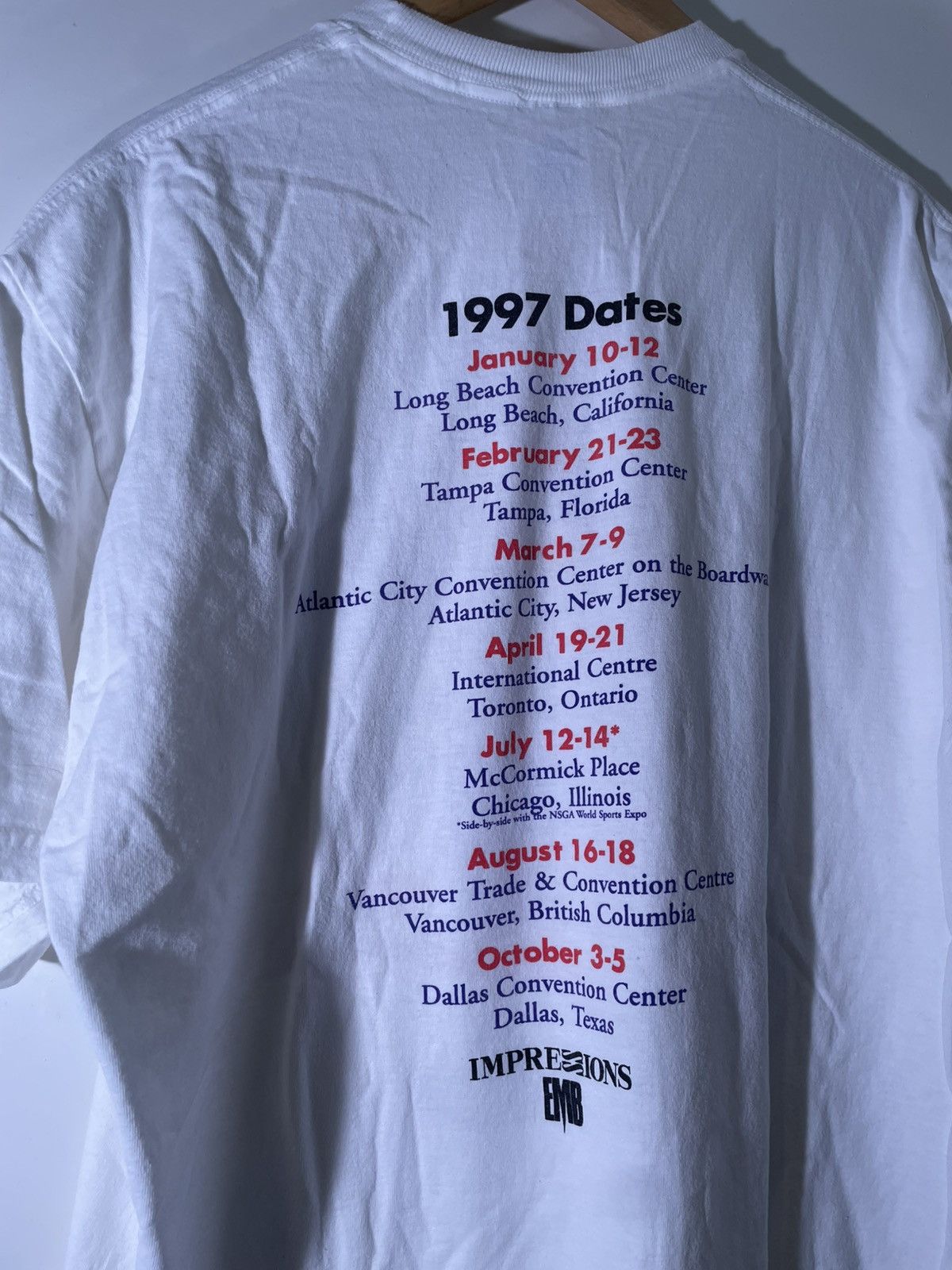 Vintage 90’s 2000’s Y2K VTG Vintage Imprinted City Postcards T Shirt Size US XL / EU 56 / 4 - 6 Thumbnail